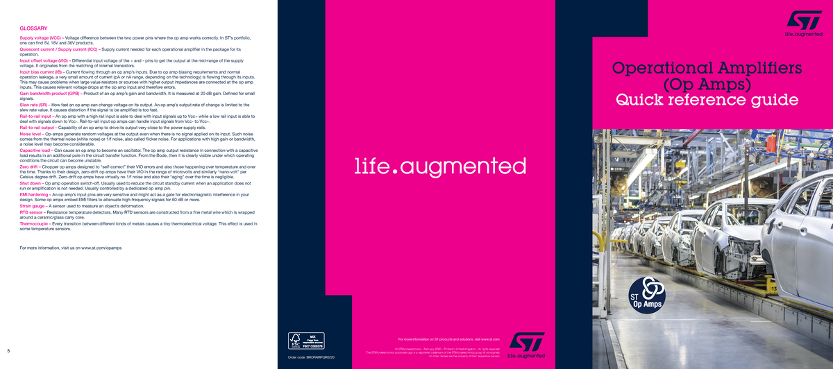 Op Amp Glossary & Key Terms - STM RG Control Guide - Studocu