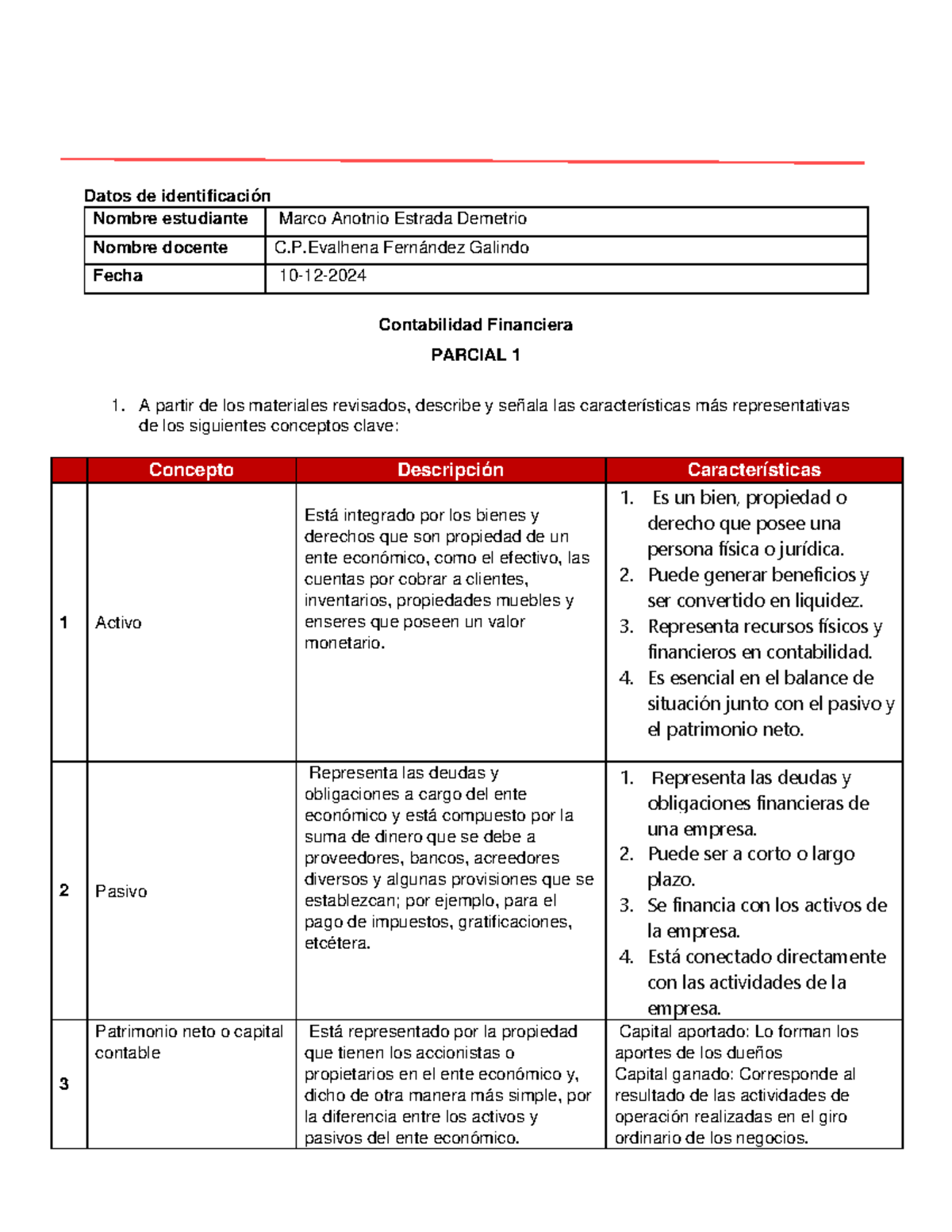 Examen Parcial 1 Contabilidad Financiera - C.P. 2023 - Studocu