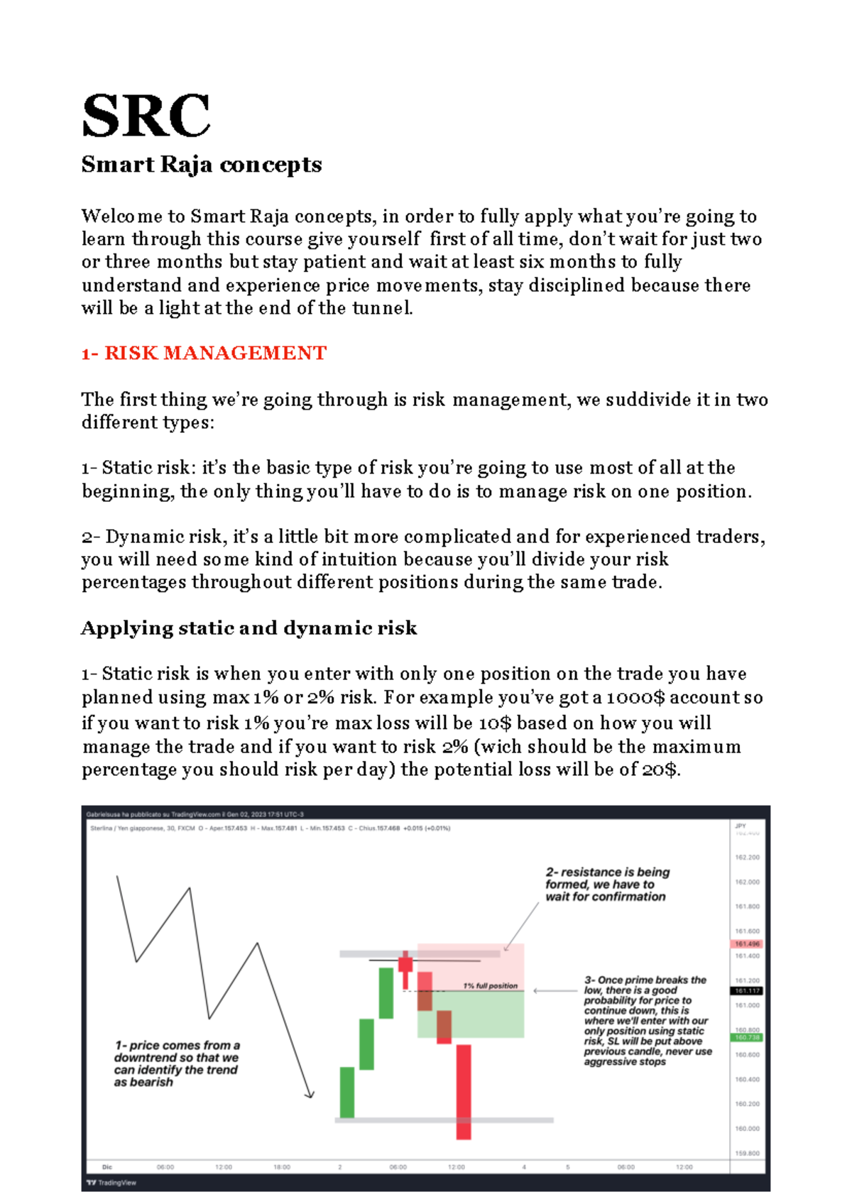 SRC - Mastering Risk Management and Market Structure for Trading ...
