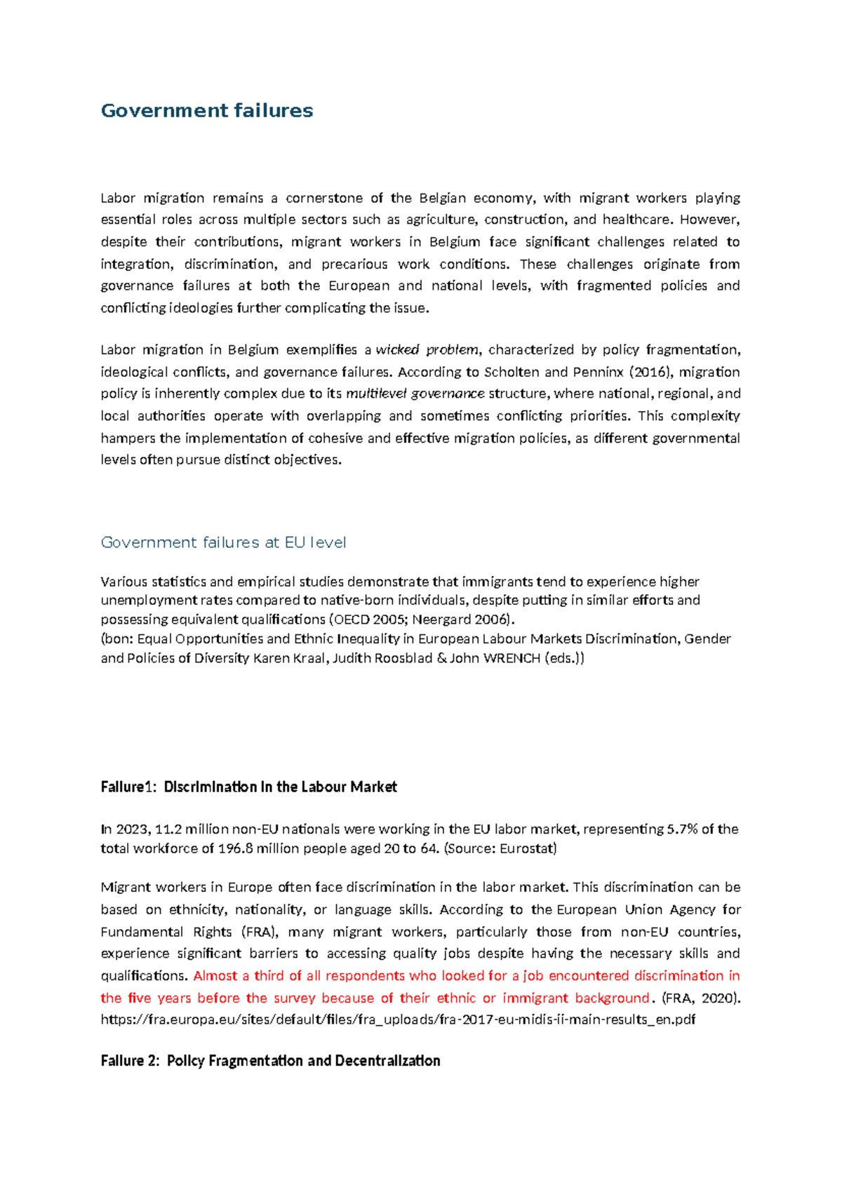 Government failures in labor migration: Challenges and complexities in ...