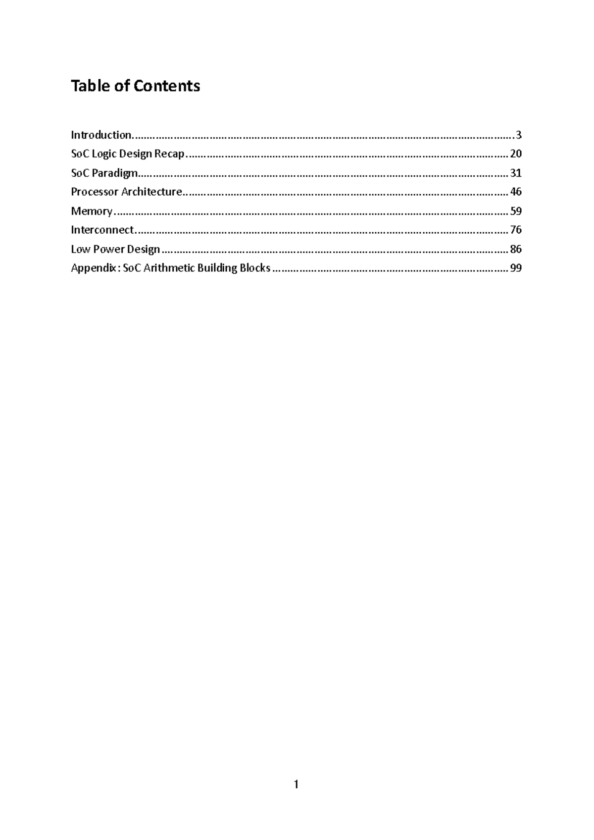 SoCT Lecture Notes: Comprehensive Overview of SoC Logic Design - Studocu
