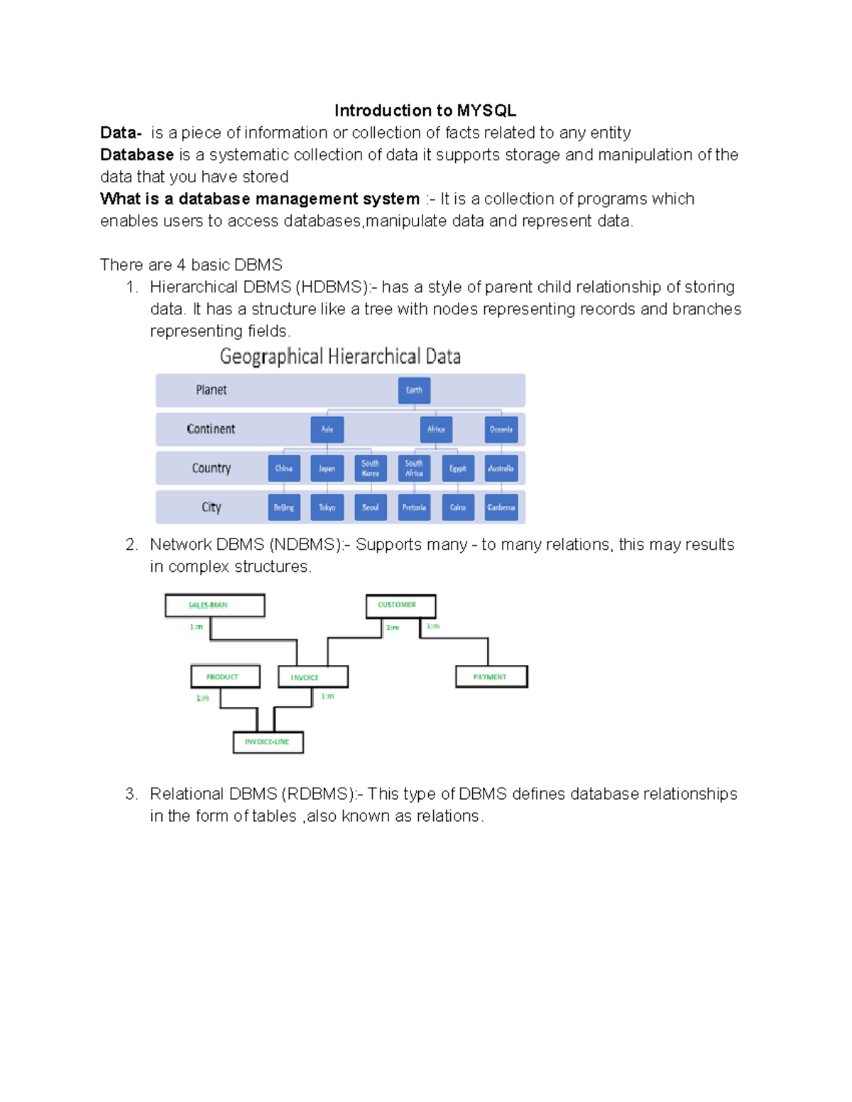 CS Module II MySQL Lecture Notes: Key Concepts and Functions - Studocu