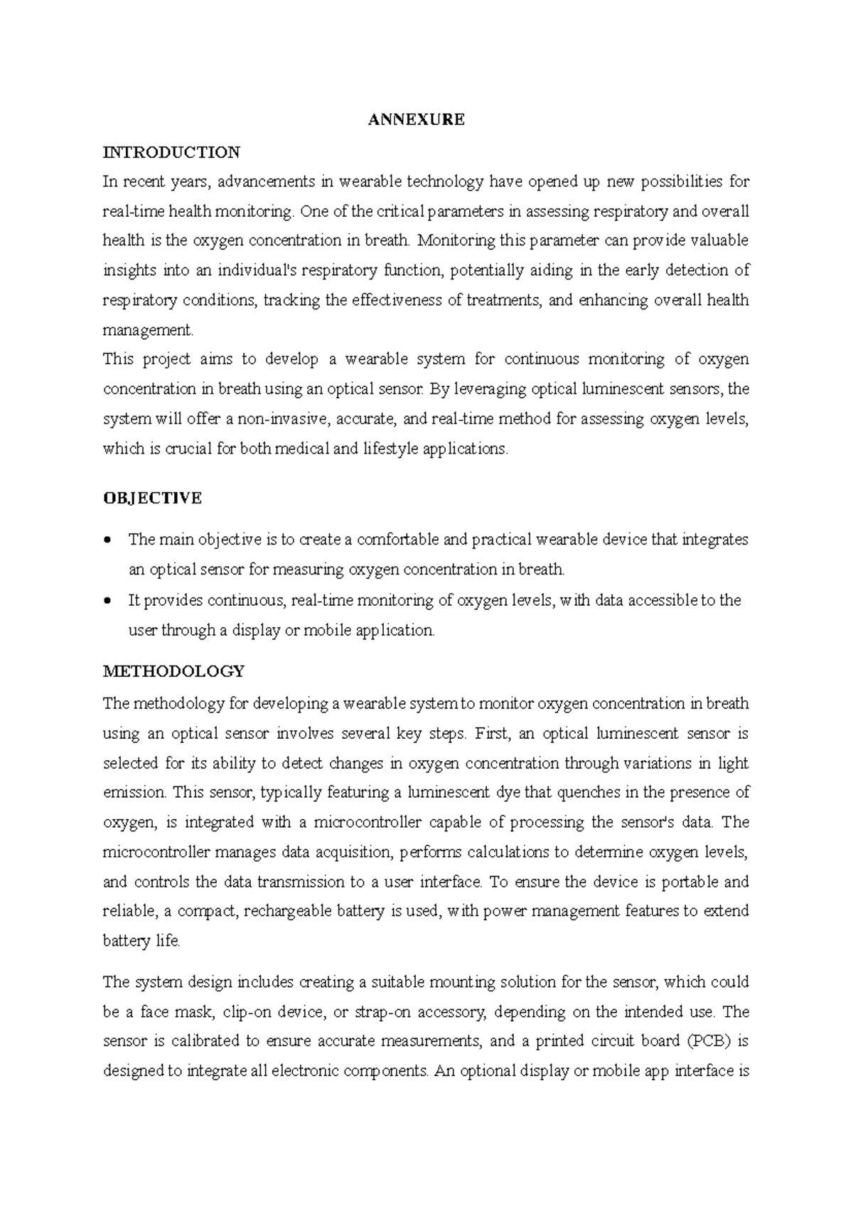 Wearable Tech for Oxygen Monitoring: Optical Sensor System Development ...