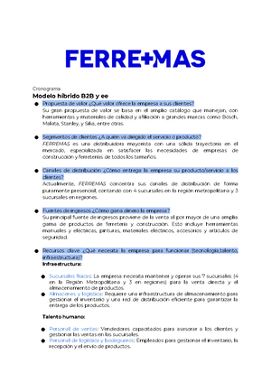 Diagrama AS IS en Bizagi Modeler para procesos de FerrMax - Studocu
