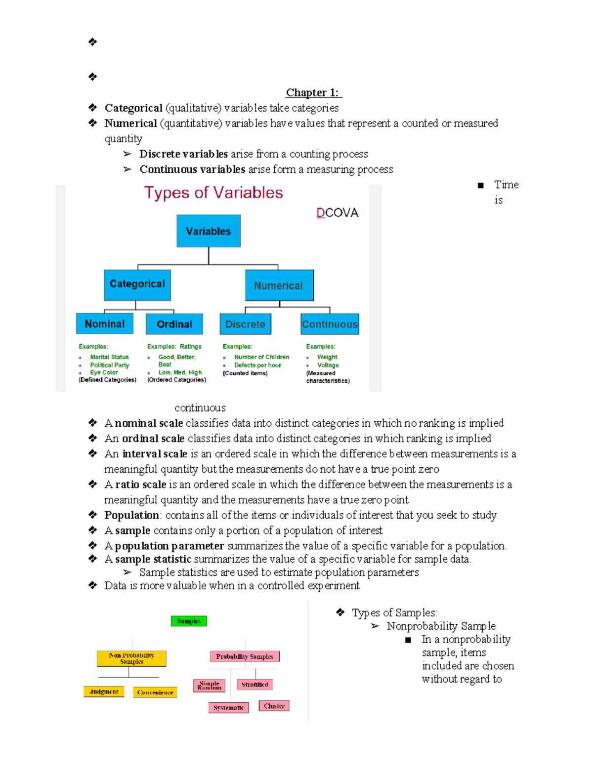 Statistics Chapter 1-5 Overview and Key Concepts - Studocu