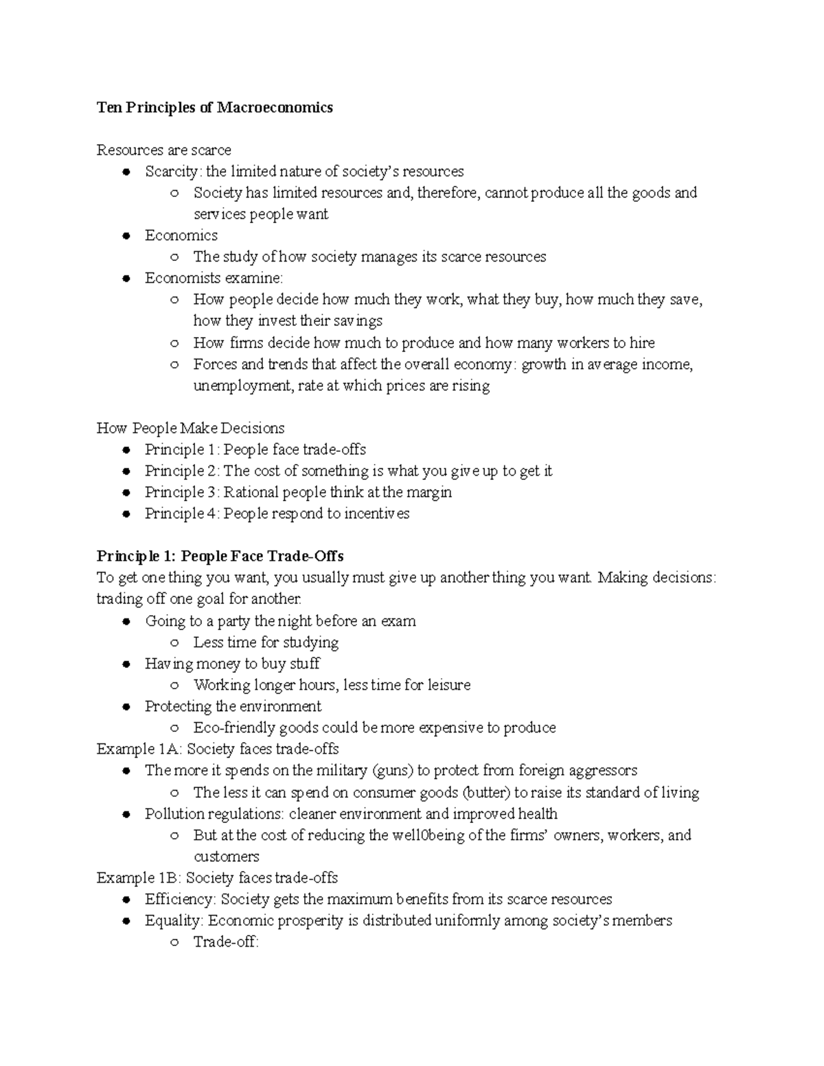 ECN211: Principles of Macroeconomics - Chapter Overview and Key ...