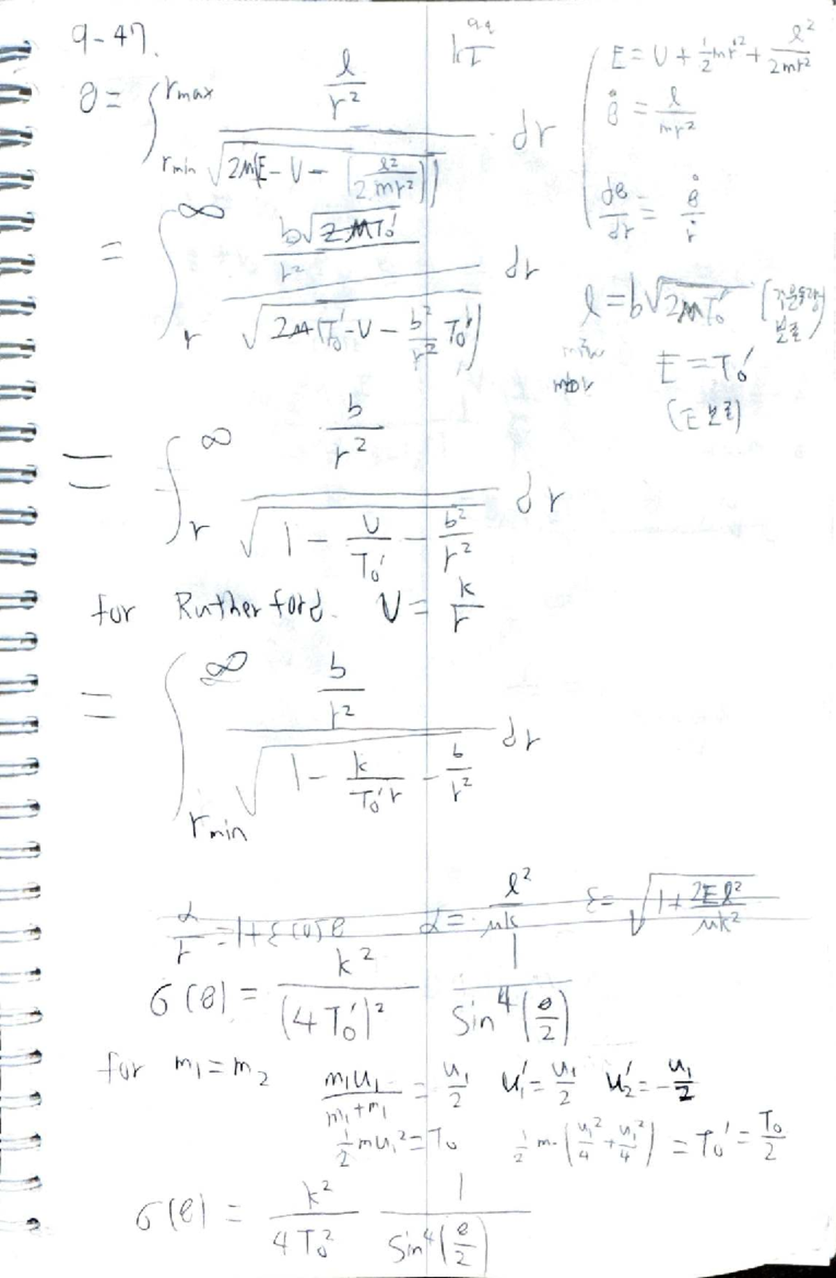 Physics Homework: 2022132041 - Complex Calculations and Concepts - Studocu