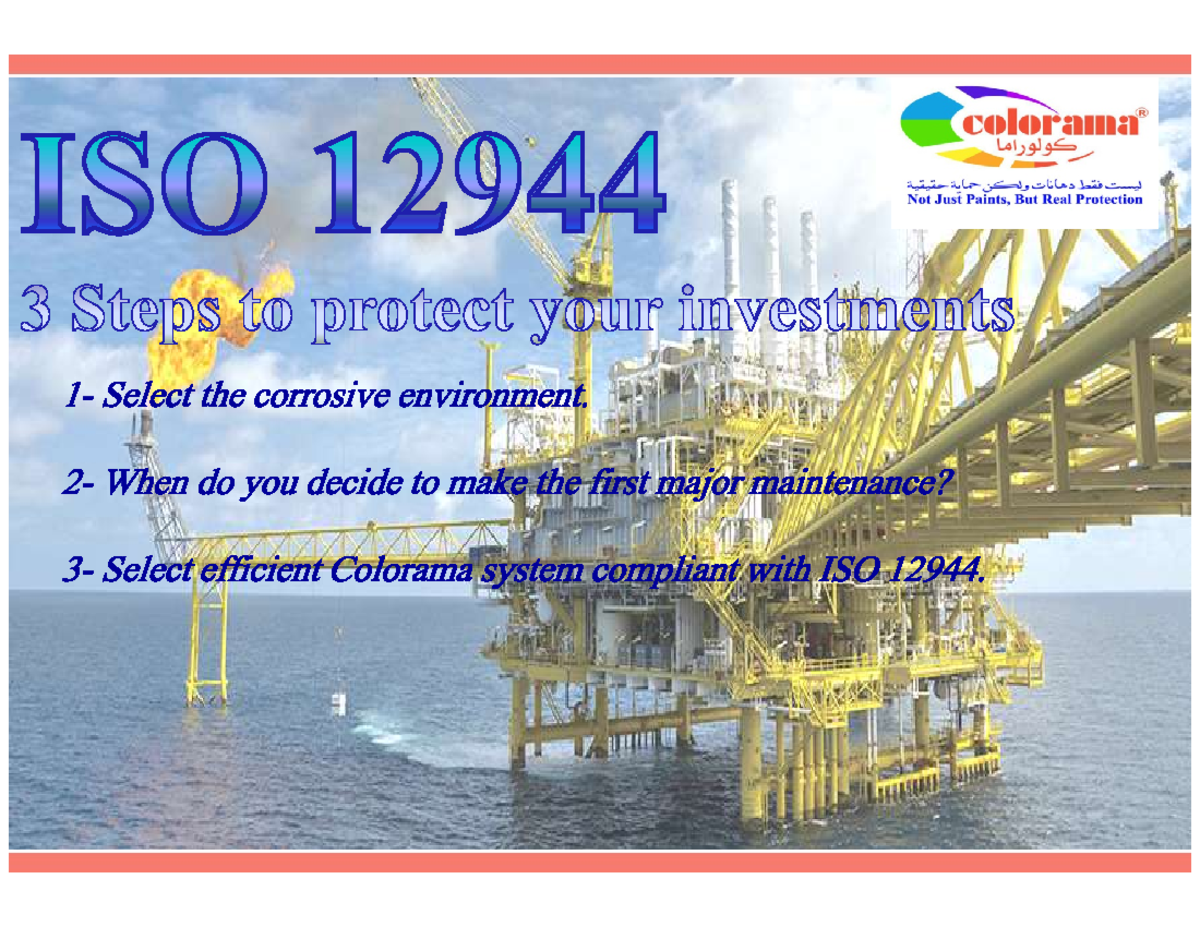 Colorama - ISO 12944 - Selecting specifications that comply with ISO ...