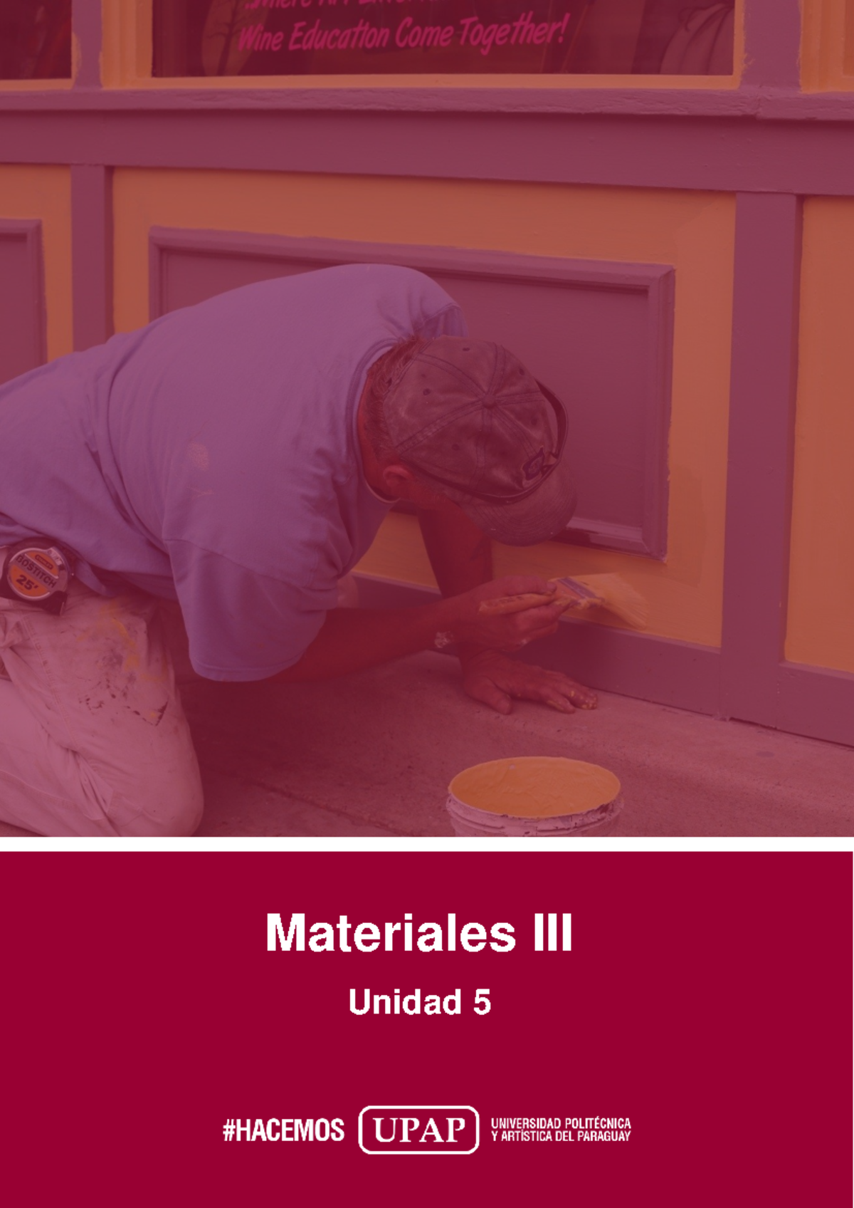 Materiales III - Unidad 5: Tipos y Aplicaciones de Pinturas en Construcción - Document Preview