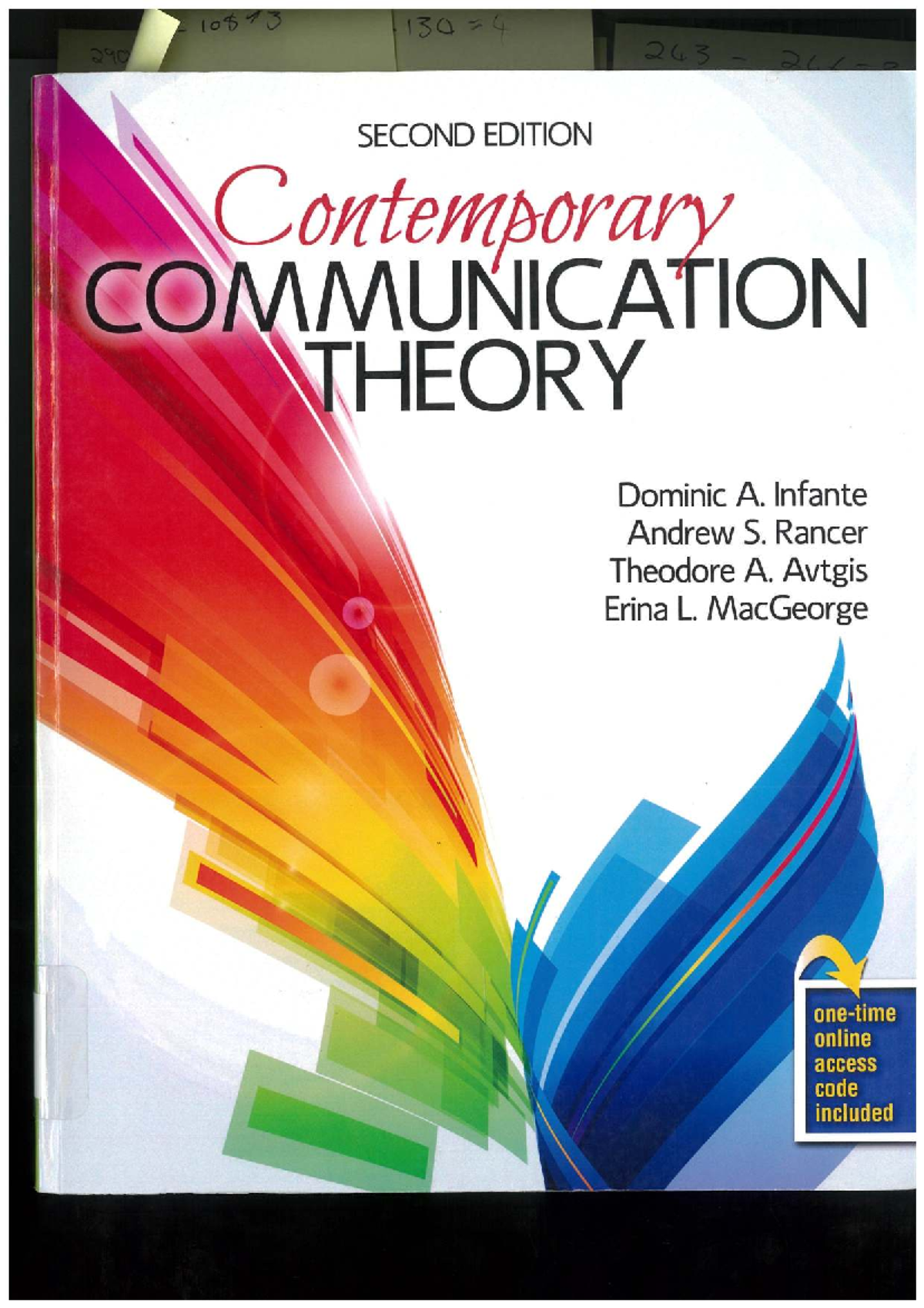 Contemporary Communication Theory - Second Edition - Studocu