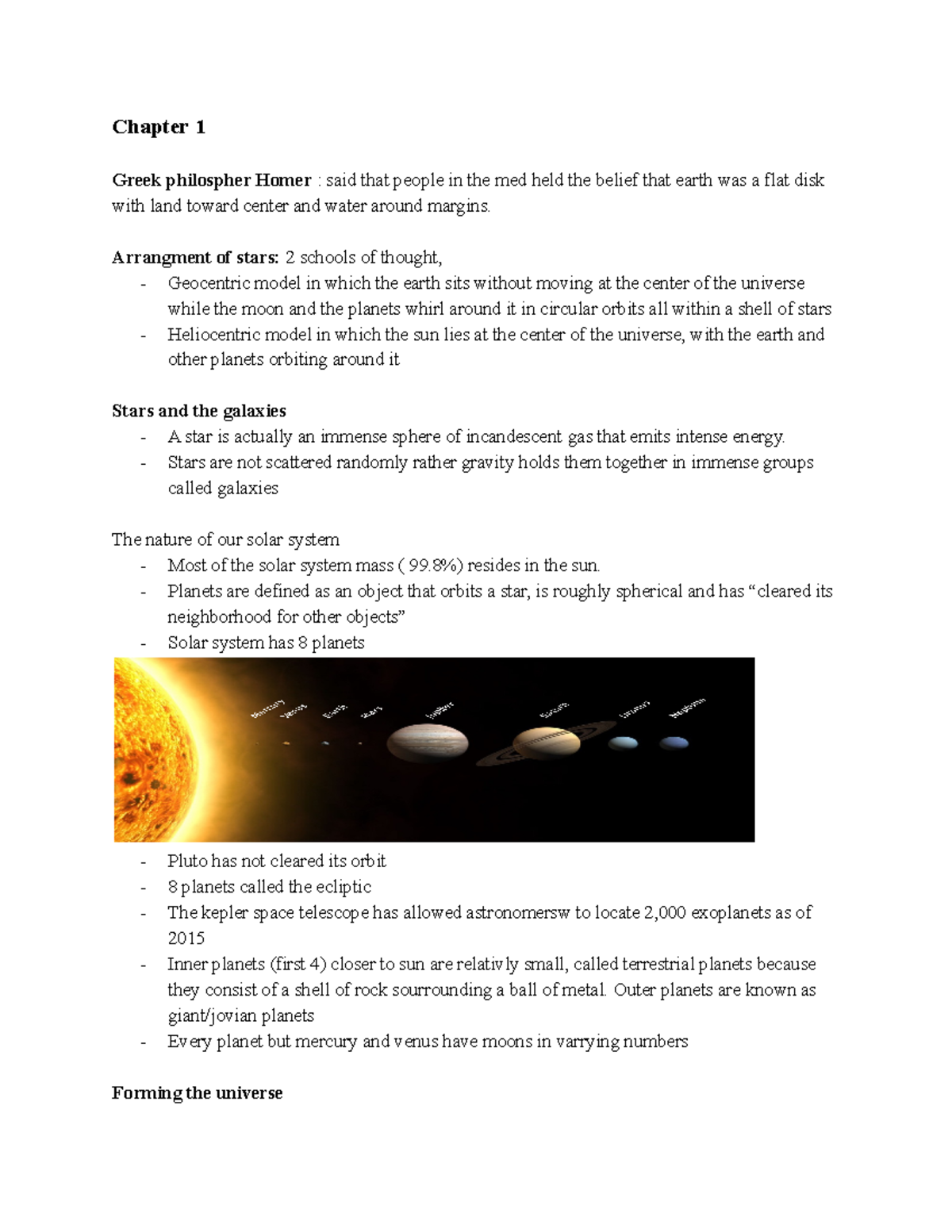Geology 101: Test 1 Study Guide - Key Concepts & Theories - Studocu