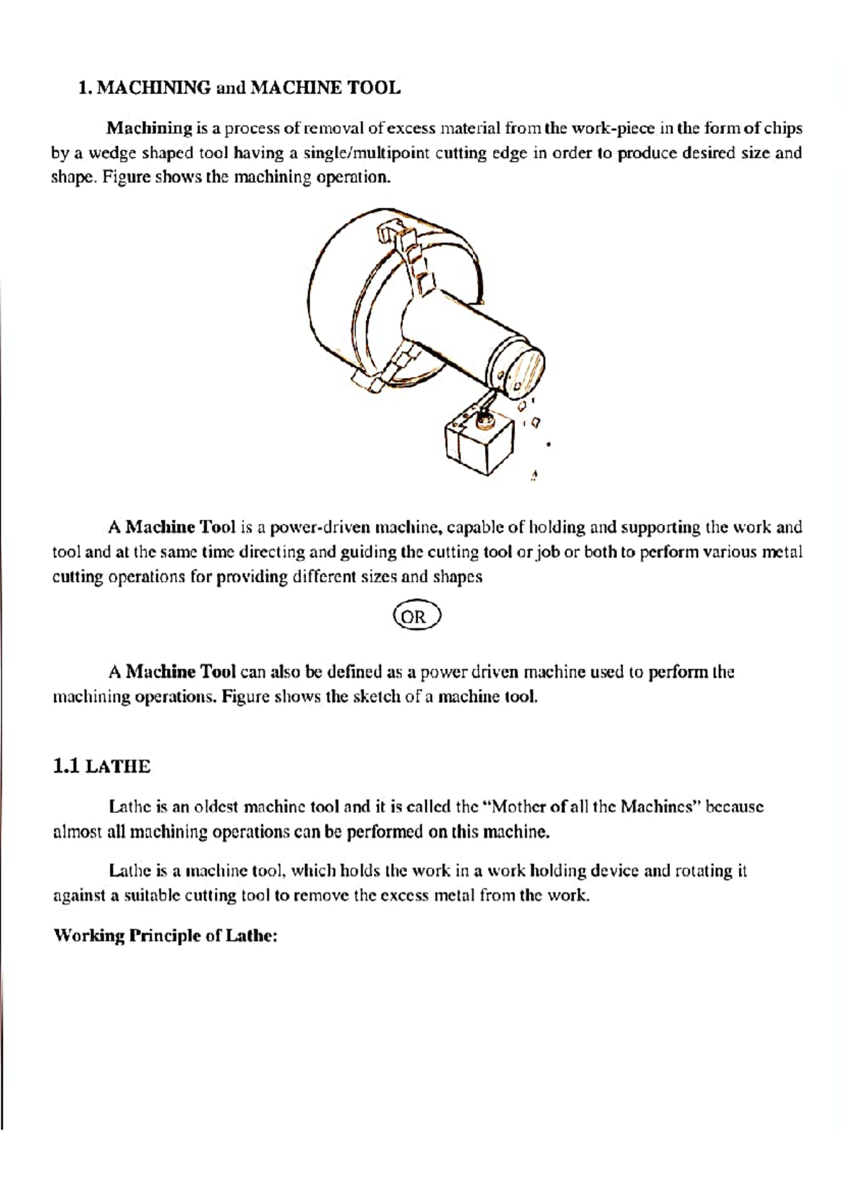 MACHINING and MACHINE TOOL: Overview of Lathe Operations and Types ...