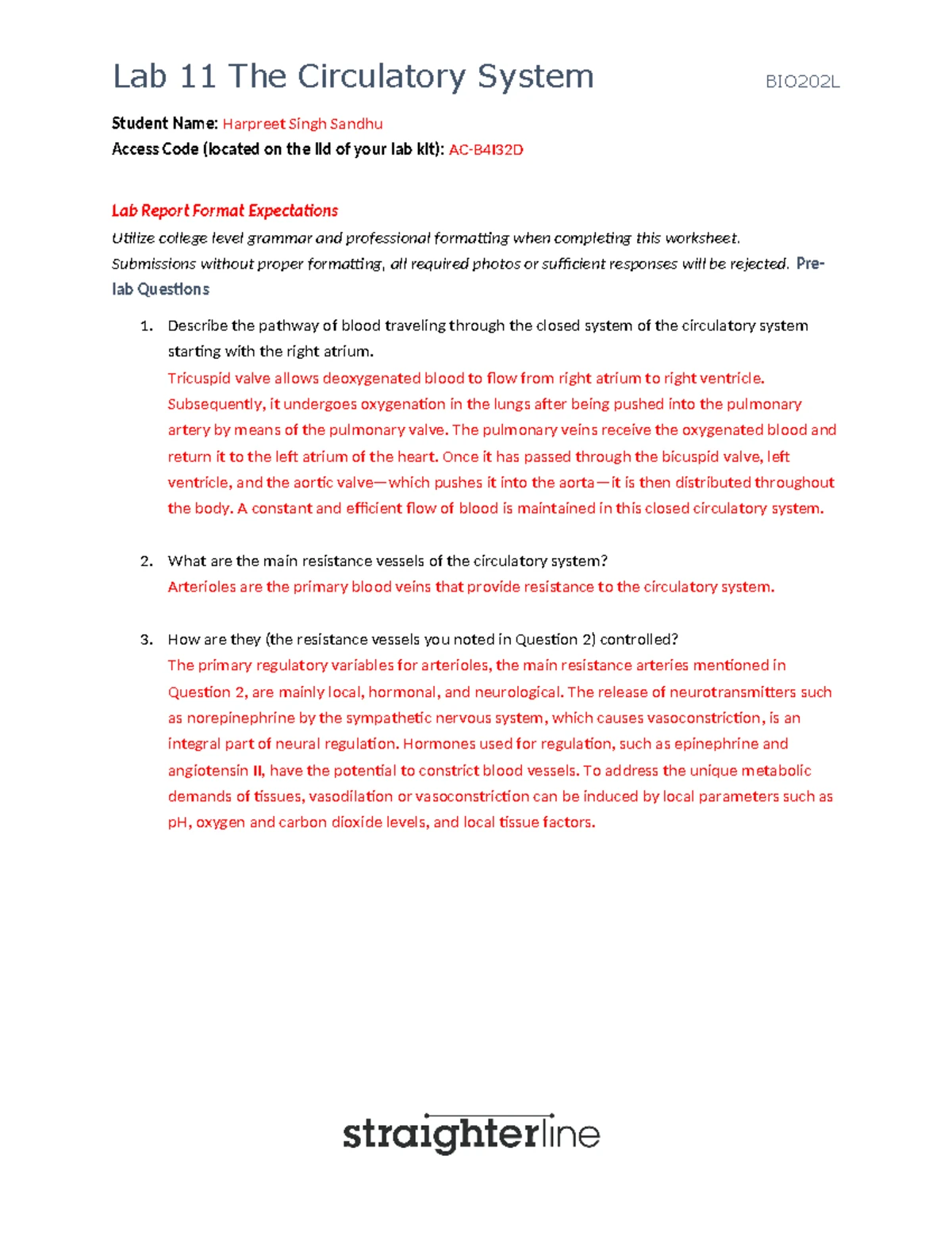 Lab 17 BIO202L: Nutrition Tracking & Biomolecule Testing Report - Studocu