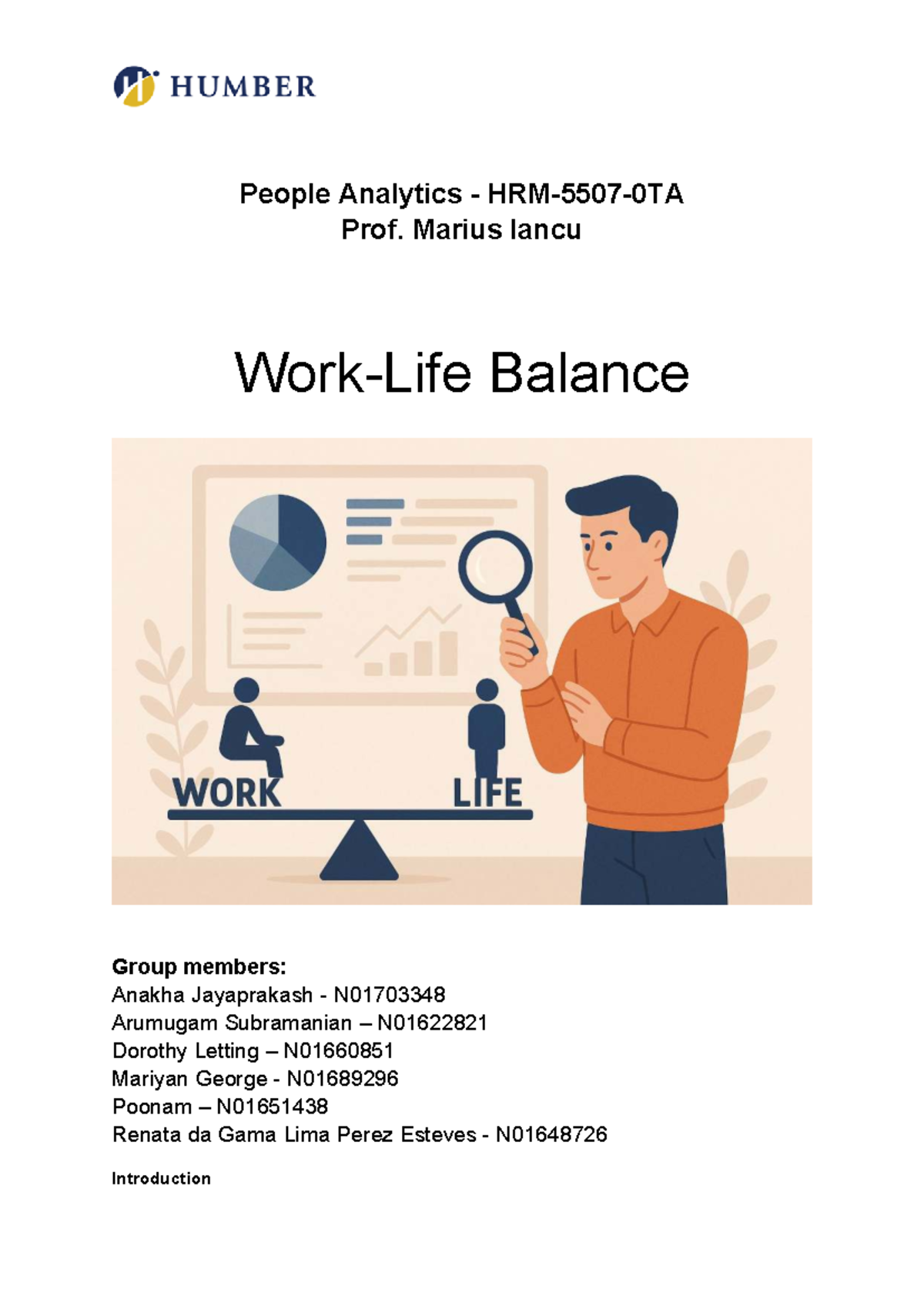 People Analytics N01703348: Examining Work-Life Balance & Productivity ...