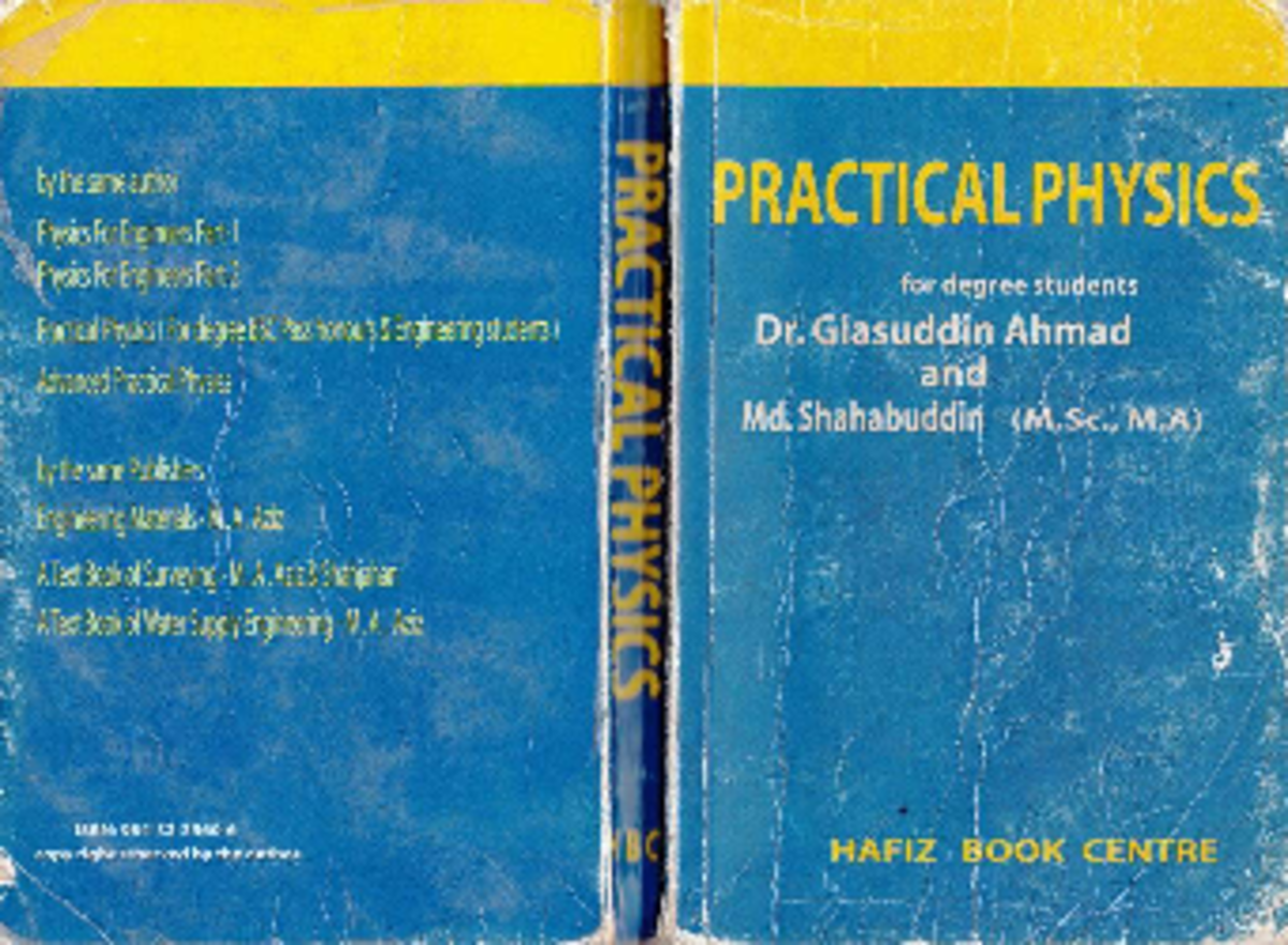 Practical Physics Handbook for Degree Students (8. Sc. Pass, Honours ...