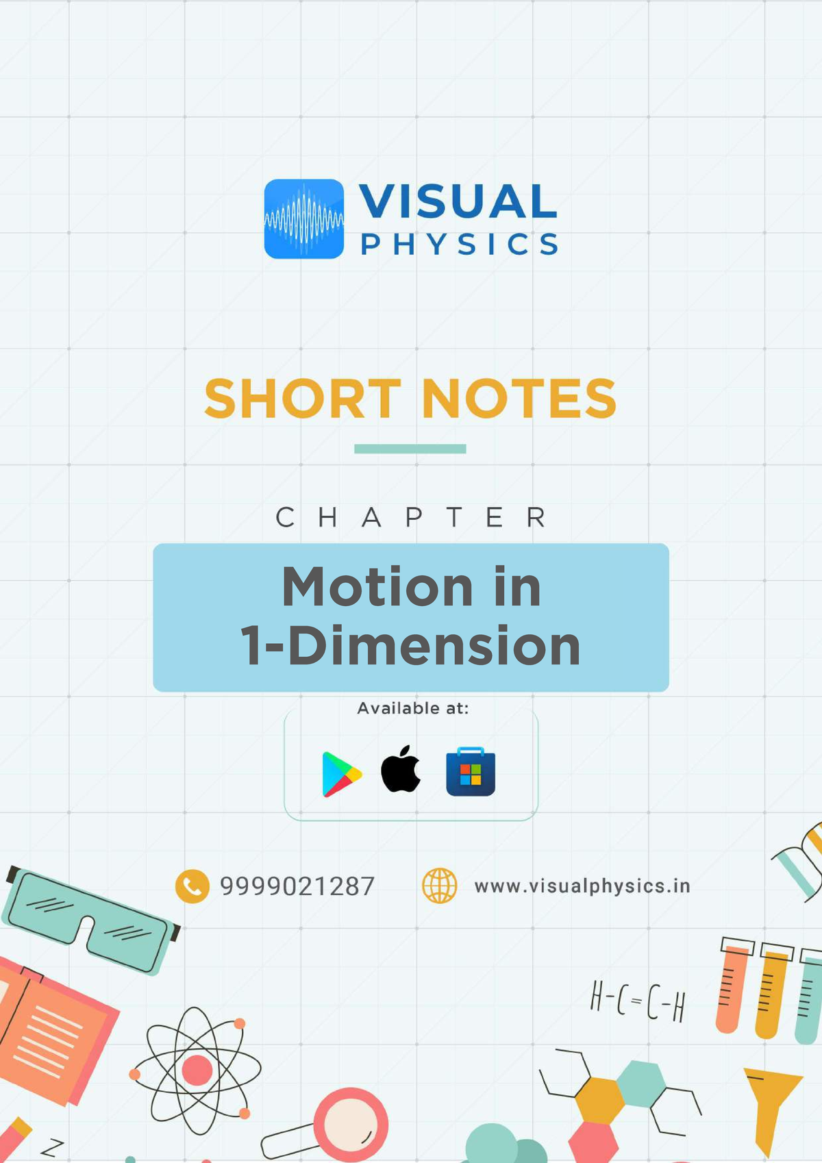 Motion in One Dimension - Visual Physics Notes for Chapter WT - Studocu