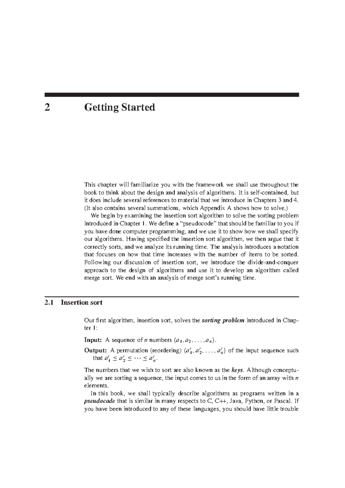 Chapter 02 Getting Started - 2 Getting Started This chapter will ...