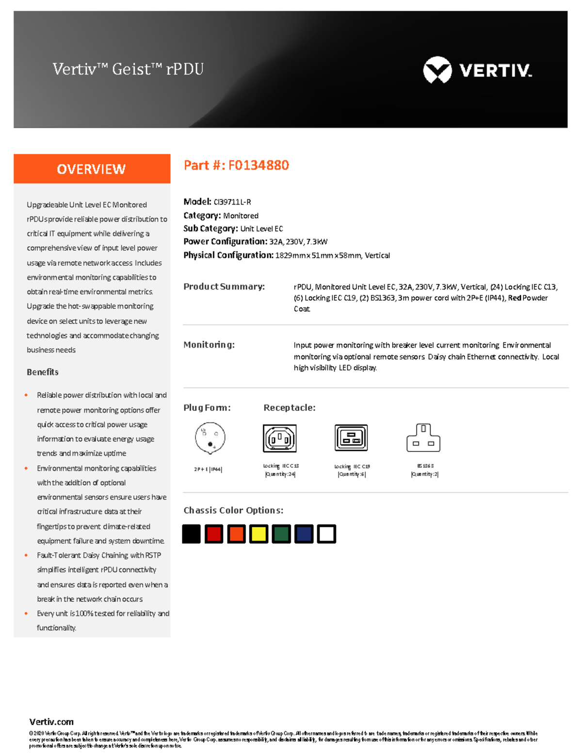Brochure PDU - rPDU Monitored Unit Level EC Overview - Studocu