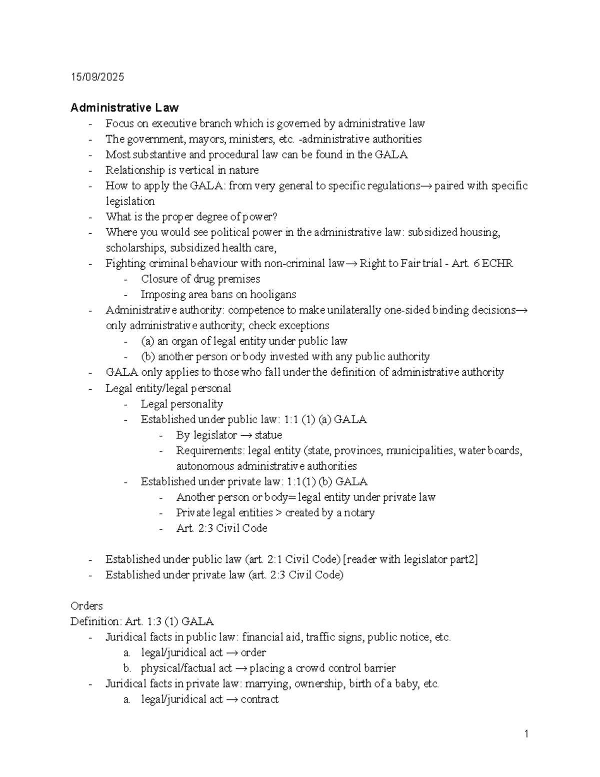 Administrative Law (GALA) Overview: Key Concepts and Applications ...