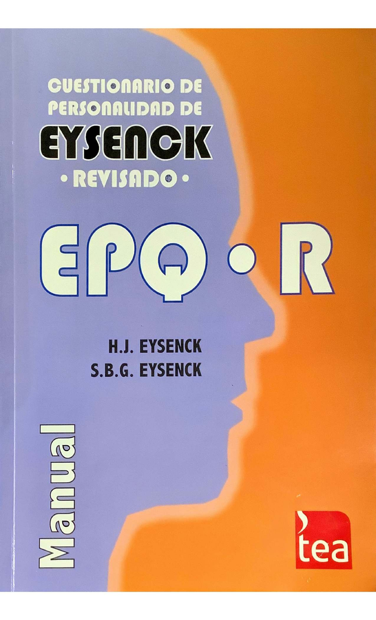 Manual del Cuestionario de Personalidad de Eysenck (EPQ-R) - 3ª Edición ...