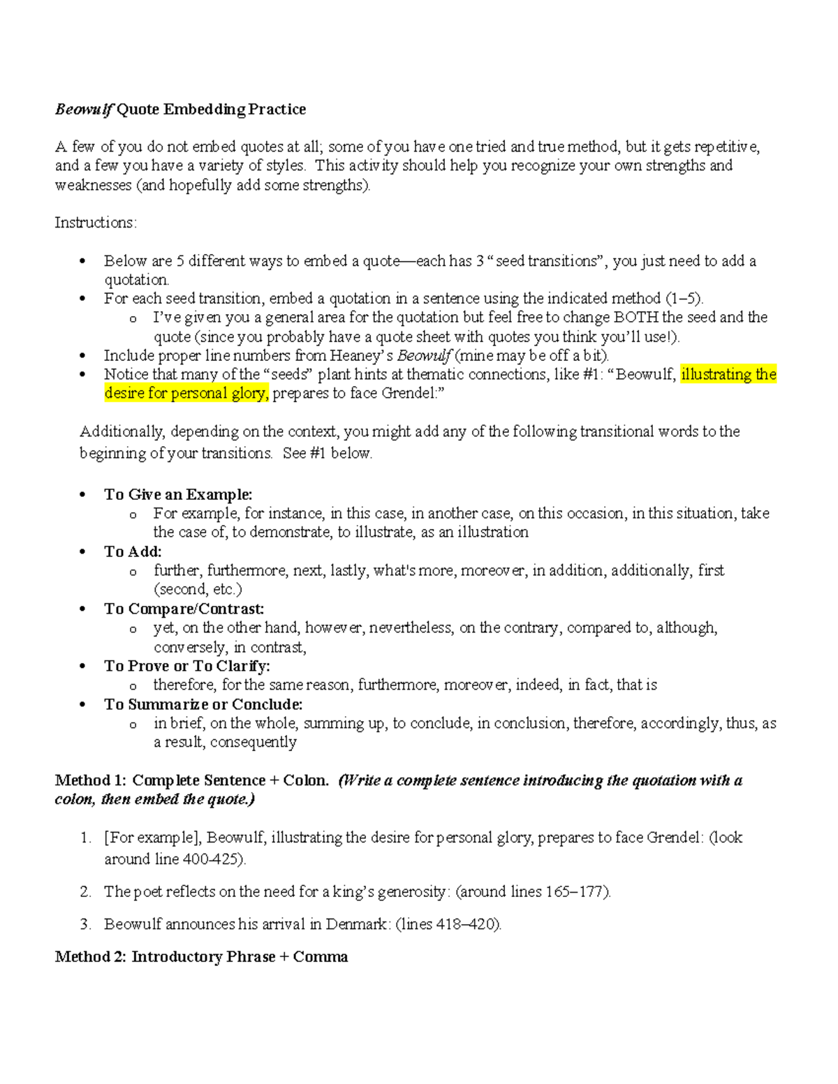 Teach Students How to Use Quotations - The Secondary English Coffee Shop, image size:1200x1553