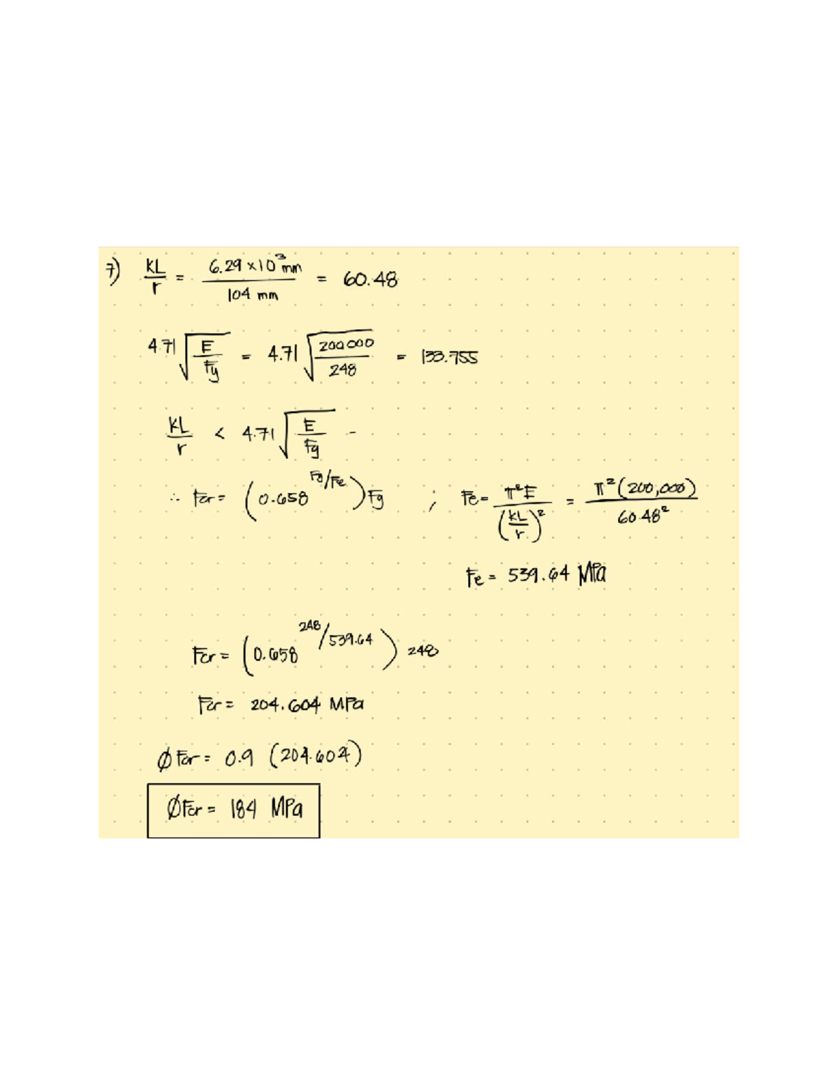 Design of Compression Members - Engineering Principles and Calculations ...