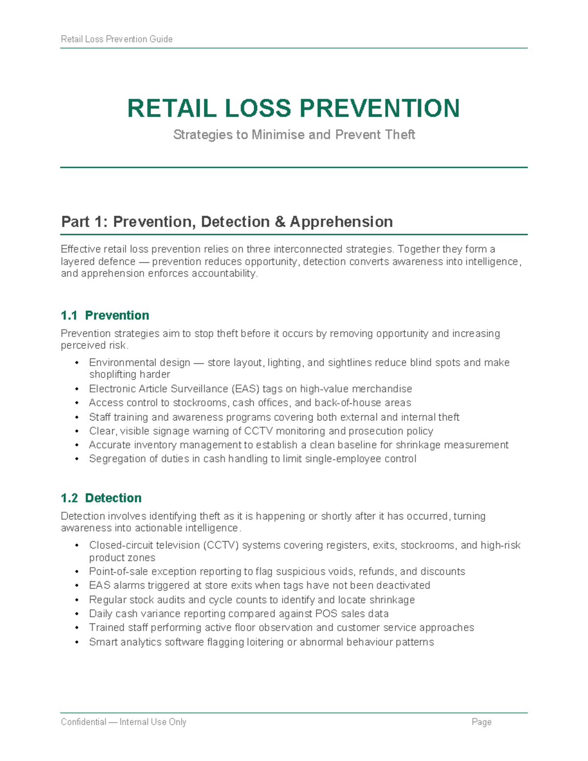 Retail Loss Prevention Guide: Strategies for Theft Prevention ...