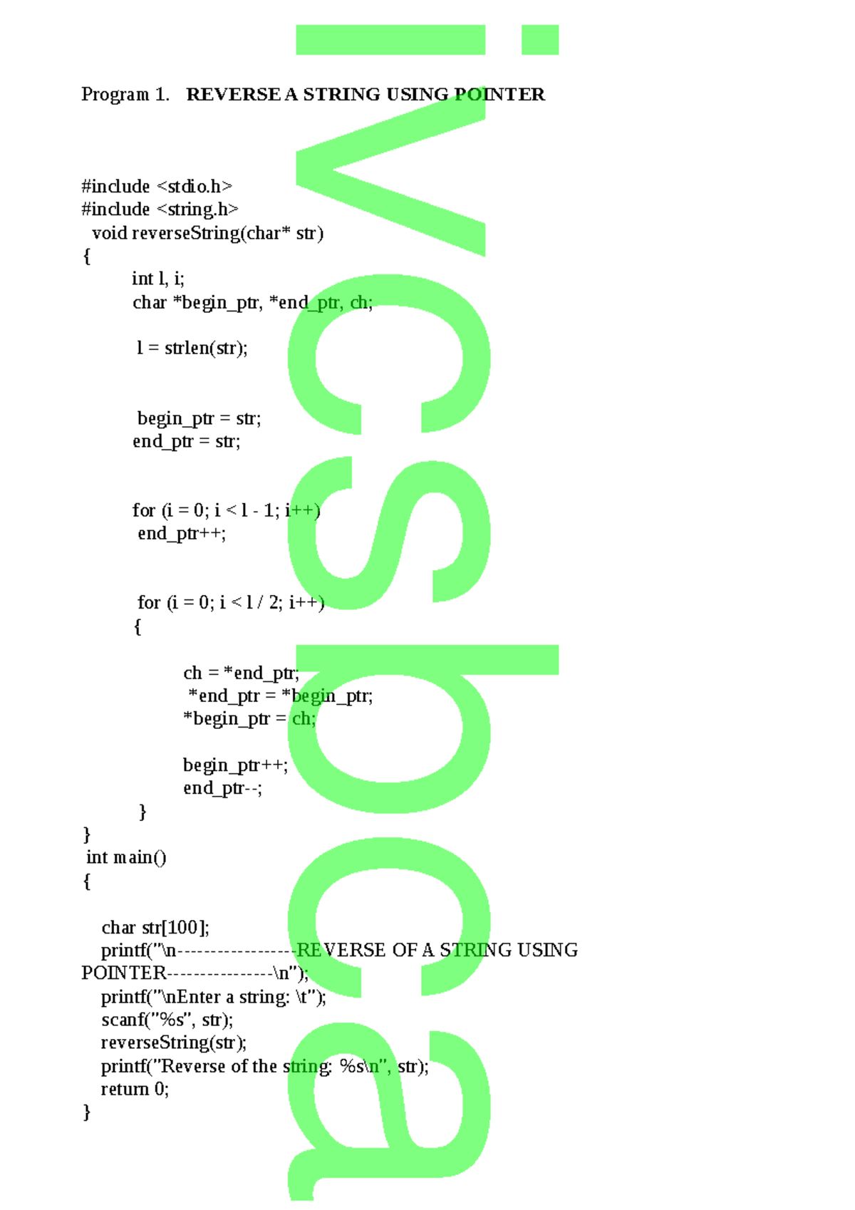 CSBCADS - Program Notes on String Manipulation and Data Structures ...