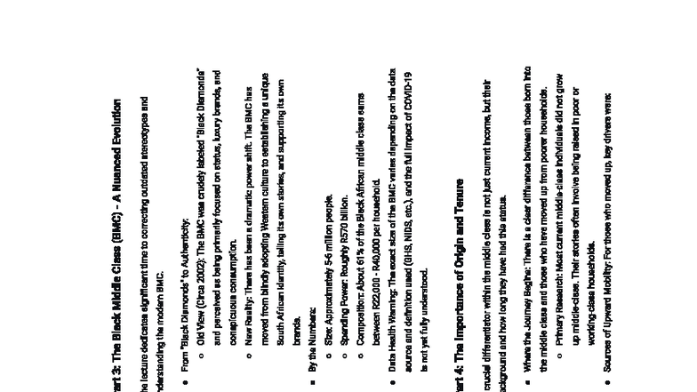 SA Landscape Notes: Lecture 30 & 31 on Black Middle Class Dynamics ...