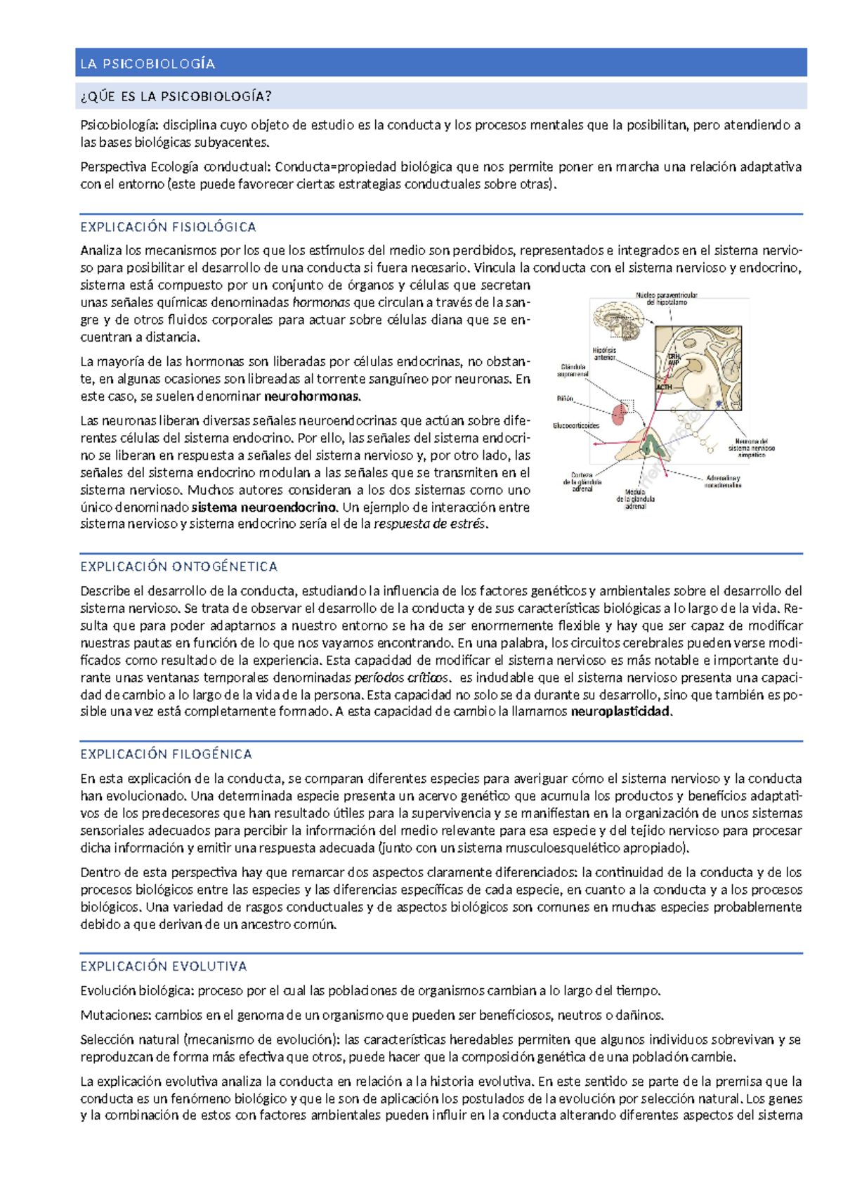 Resumen del Libro: Fundamentos de Psicobiología - Resumen Redolar - Document Preview