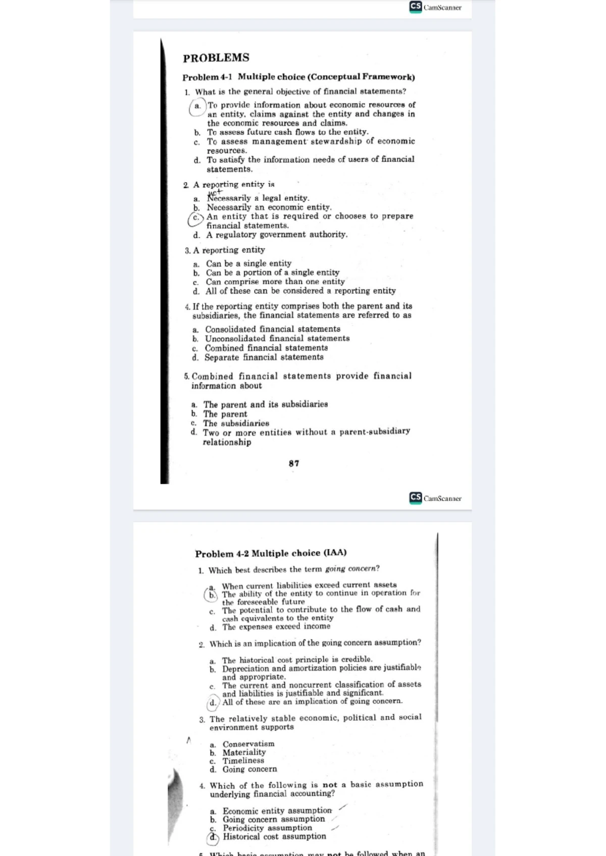 CFAS 101 Chapter 5 Reviewer: Key Concepts and MCQ Practice - Studocu