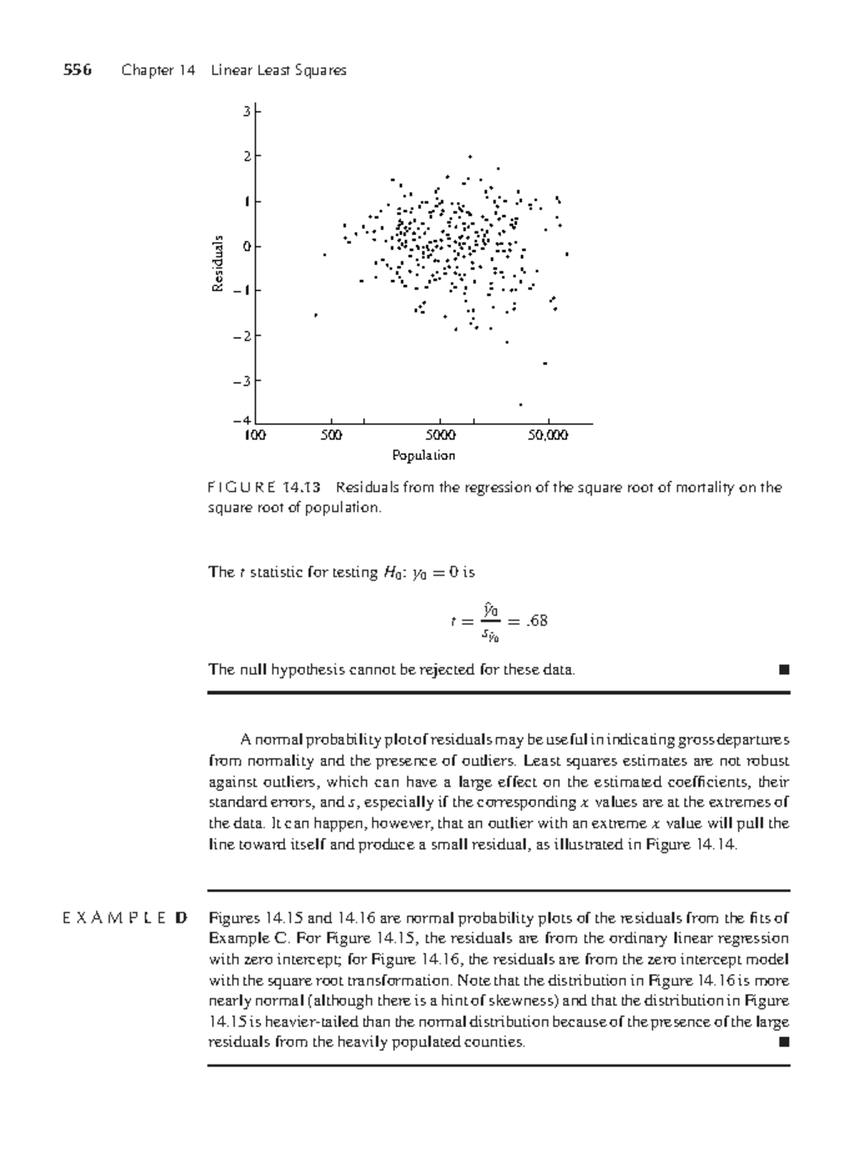 556 Chapter 14: Linear Least Squares & Residual Analysis - Studocu