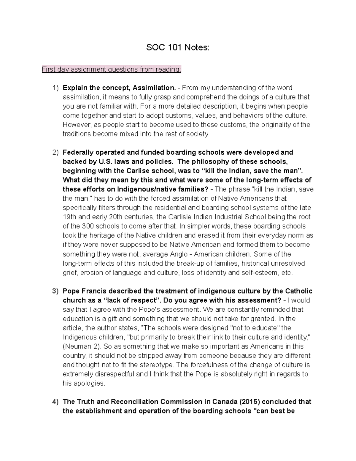 Sociology 101 Class Notes: Theories, Social Structures, and ...