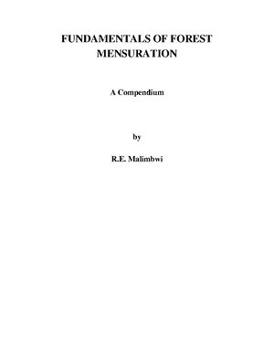 FMM 202 Forestry Biometry Exam Result Appeal by Kisato, S.G. - Studocu