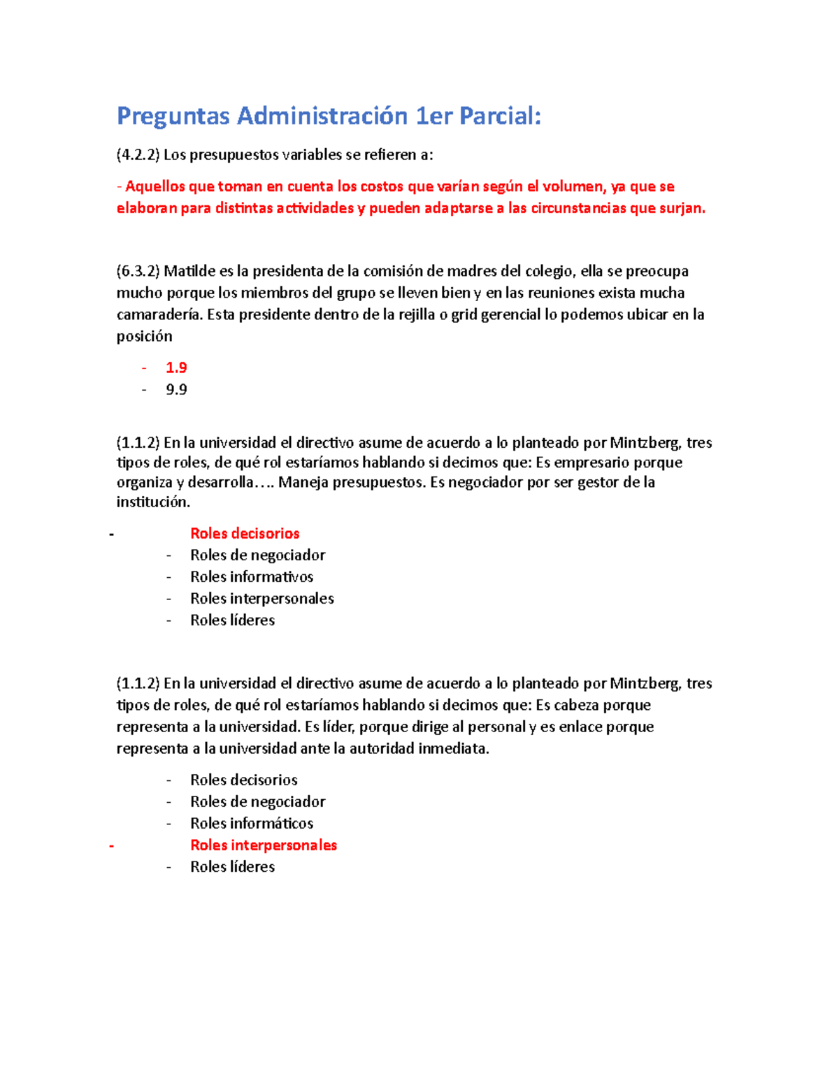 1º Parcial Administración - Document Preview