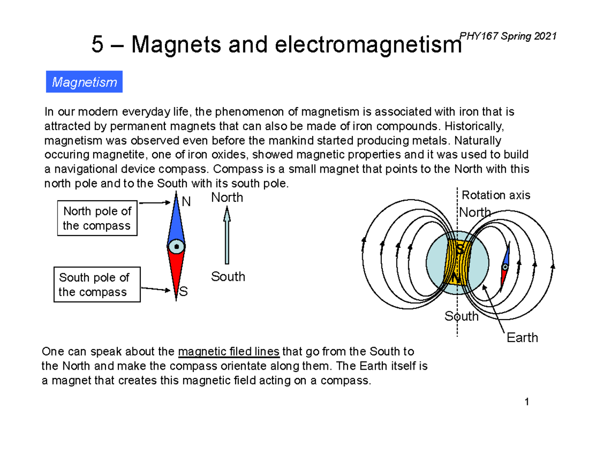 Final Exam Review Notes for ABC123: Magnetism & Electromagnetism - Studocu