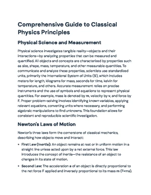 Physics - Study Notes, Assignments & Exams - Studocu