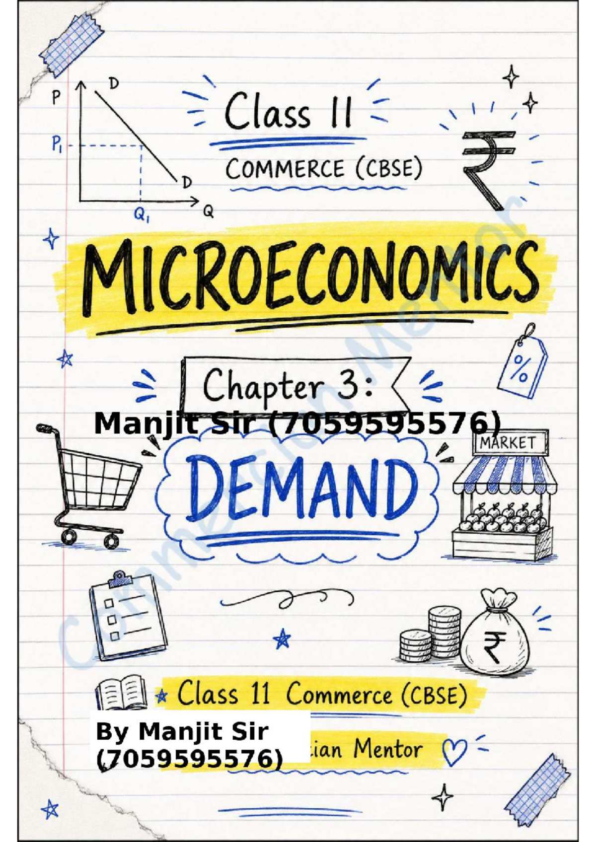Demand Notes for Class 11 Commerce (CBSE) - Manjit Sir - Studocu