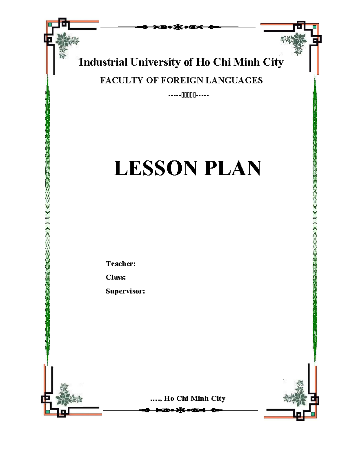 Lesson Plan: Vocabulary for Animals and Insects (ENG 101) - Studocu