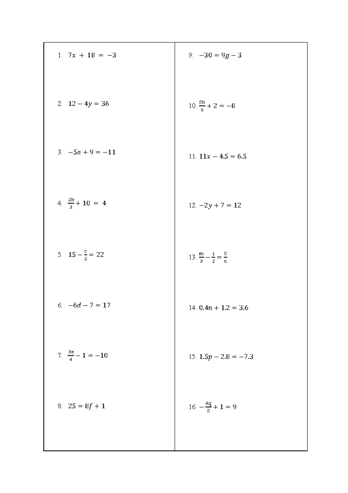 Year 8 Equations Work: Solutions and Problem Solving - Studocu