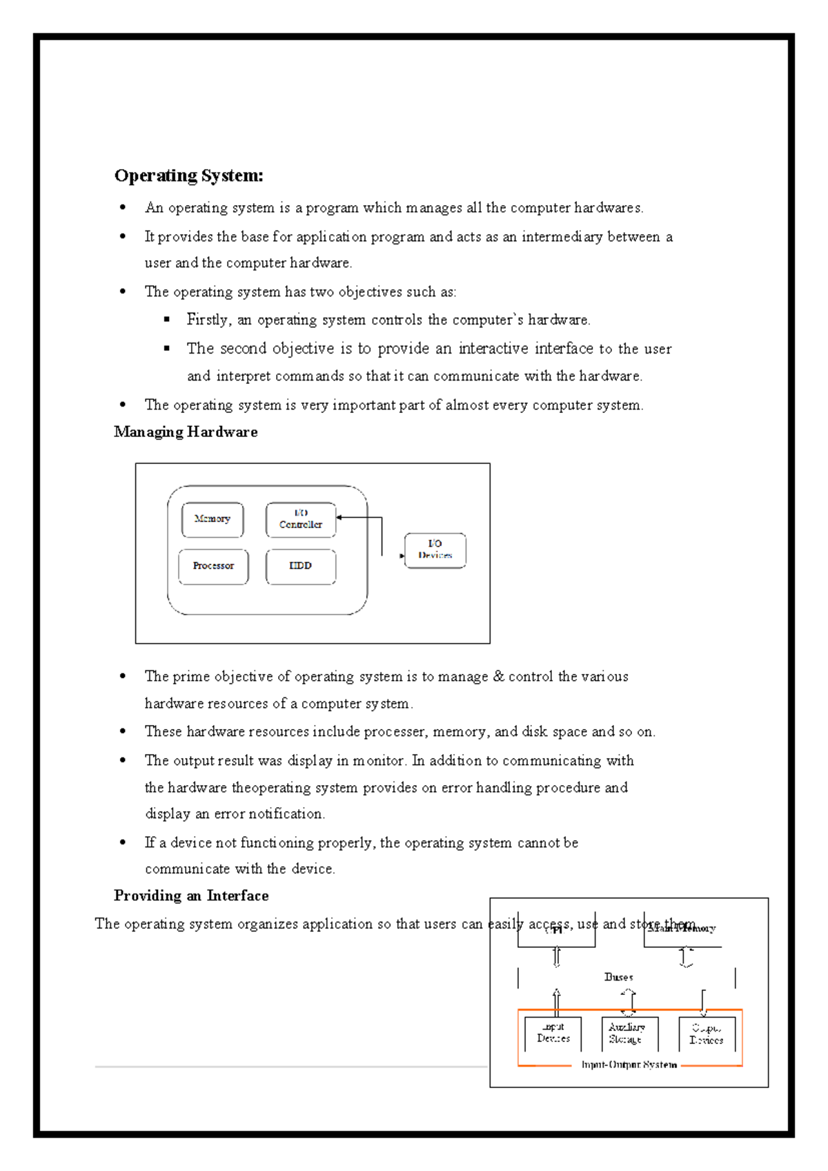 Unit 1 & 3: Comprehensive Overview of Operating Systems - Studocu
