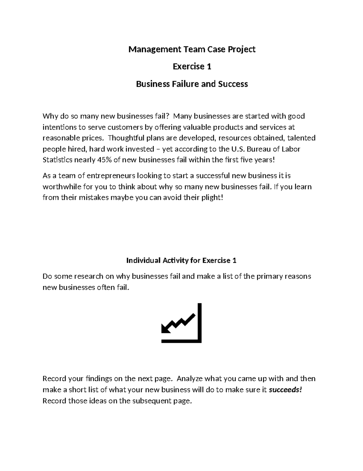 Exercise 1 - Individual - Management Team Case Project Exercise 1 ...