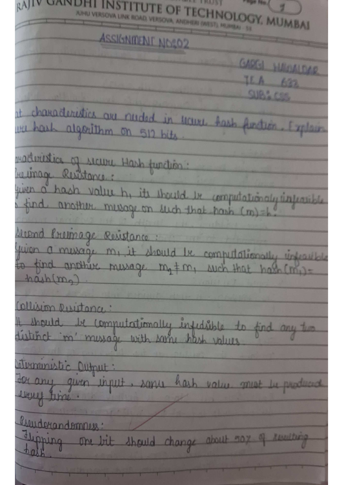 Css Assignment 2 - TRUST 1 RAJ GANDHI JUHU VERSOVA INSTITUTE LINK OF ...