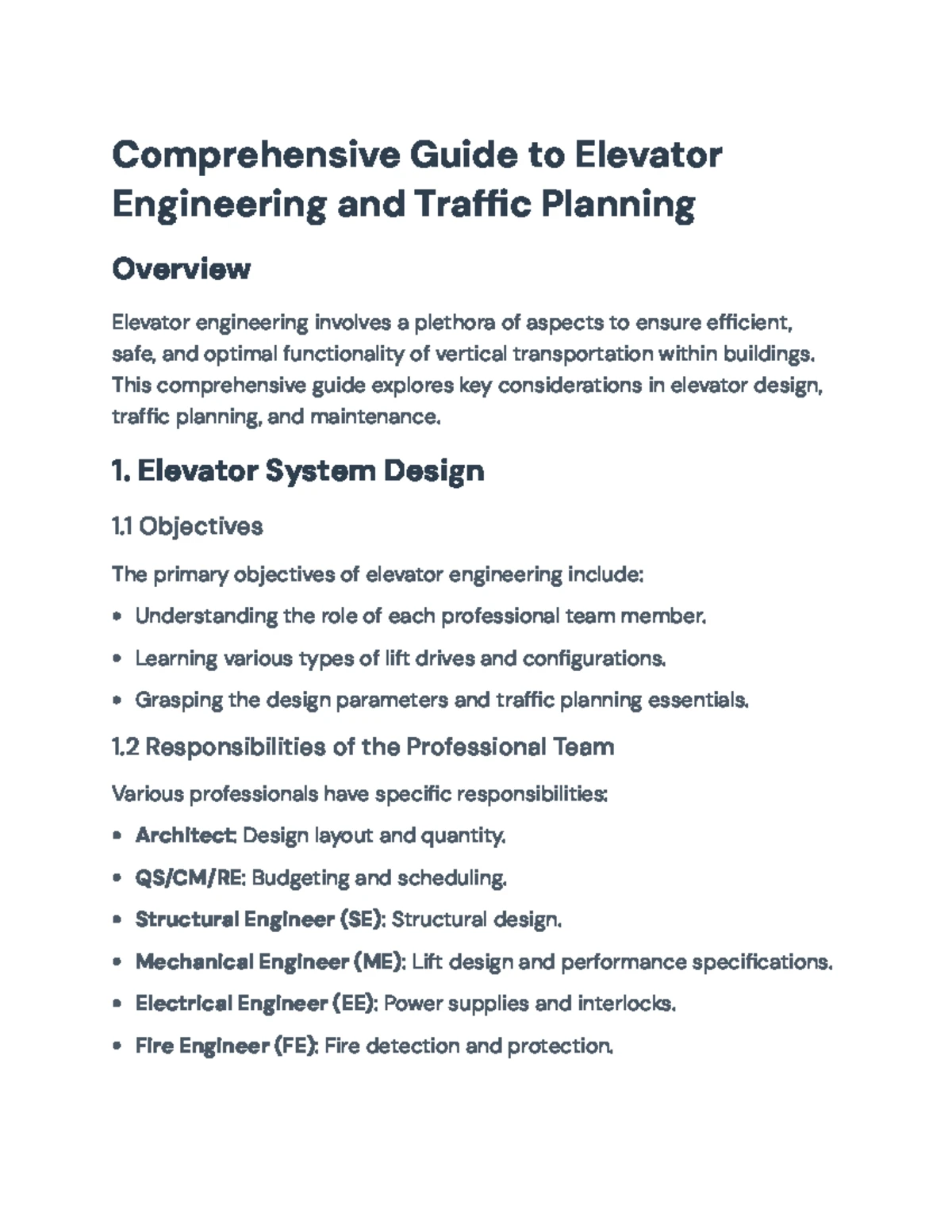 Comprehensive Guide to Escalator and Passenger Conveyor Design ...