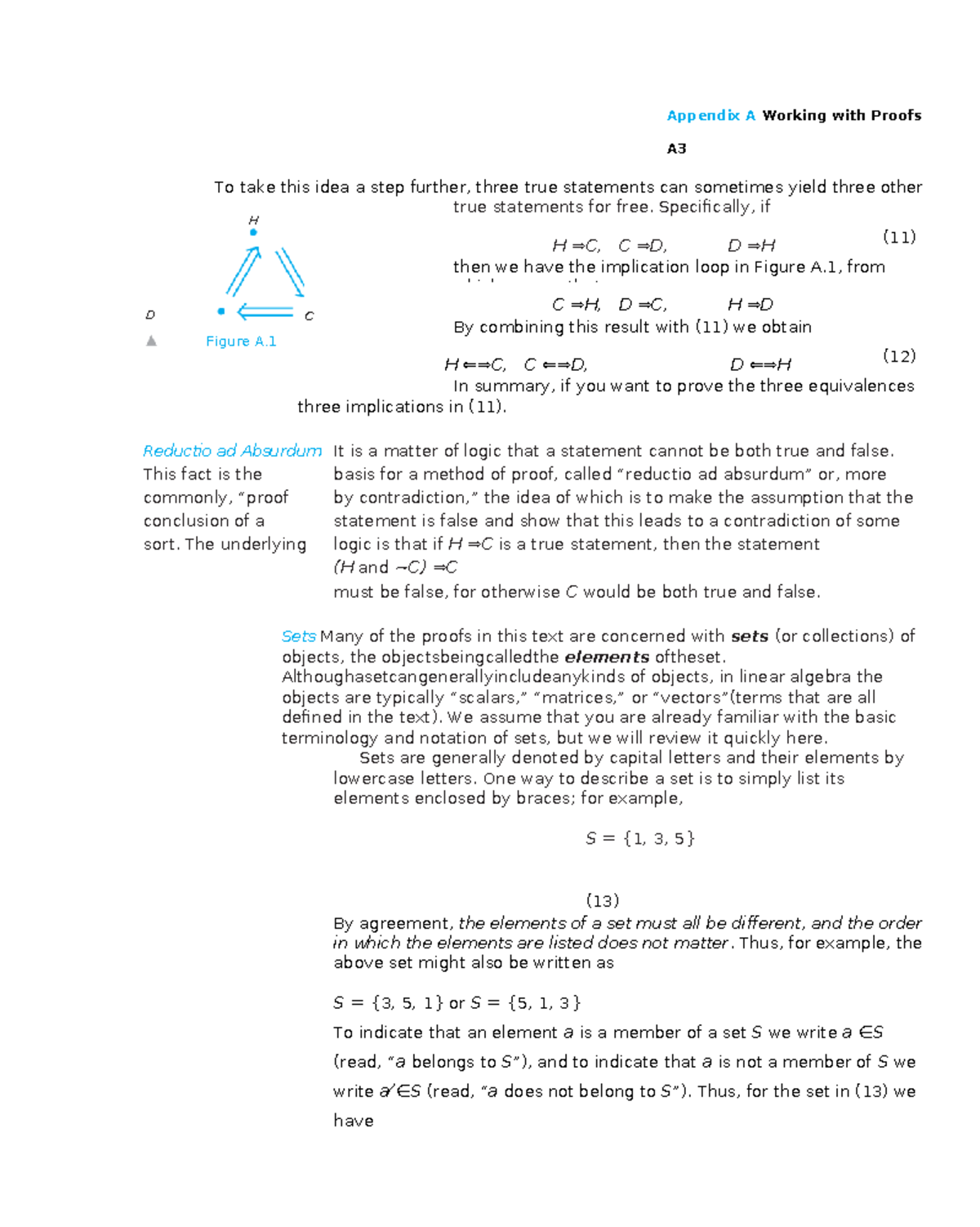 Appendix A: Working with Proofs and Complex Numbers in Linear Algebra ...