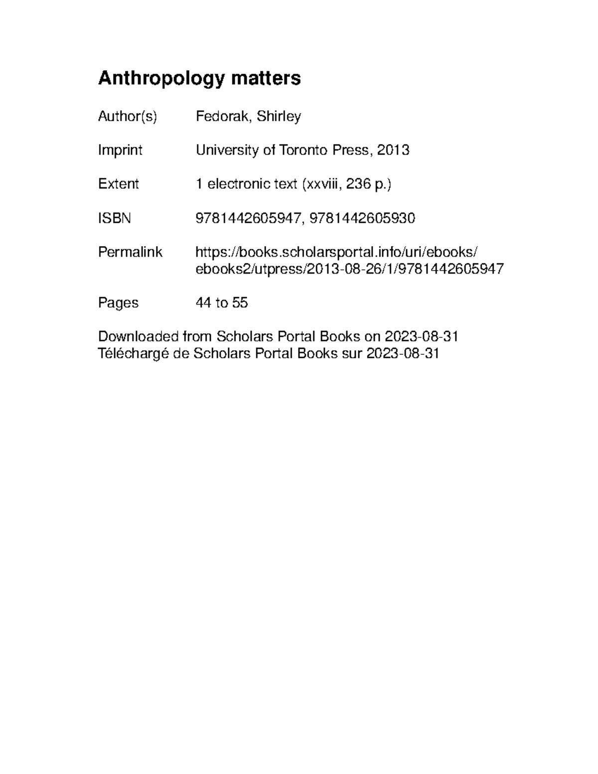 Anthropology Matters: Chapter 2 - The Business of Shopping (ANTH 101 ...