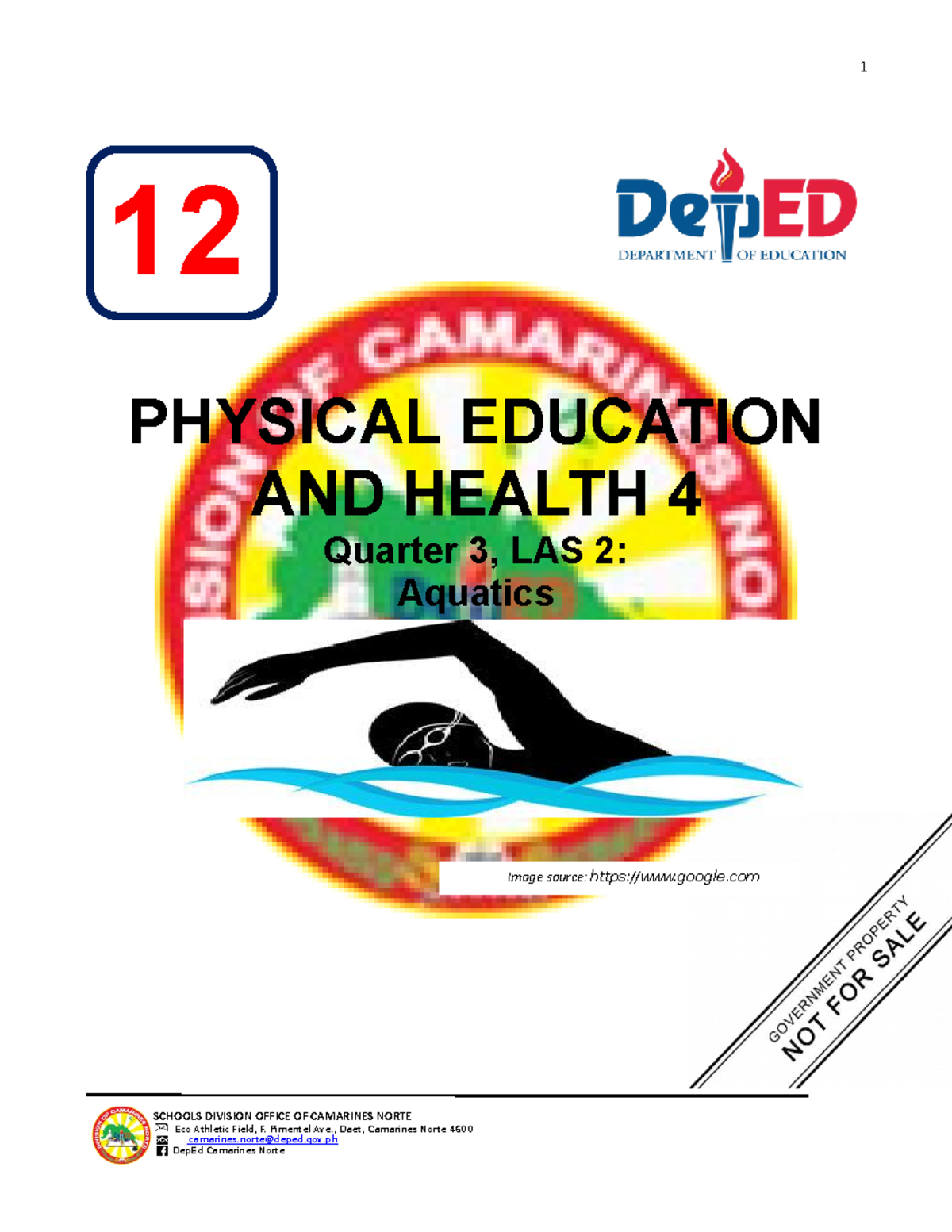 PEH 4 Wk 2 - FITNESS - PHYSICAL EDUCATION AND HEALTH 4 Quarter 3, LAS 2 ...
