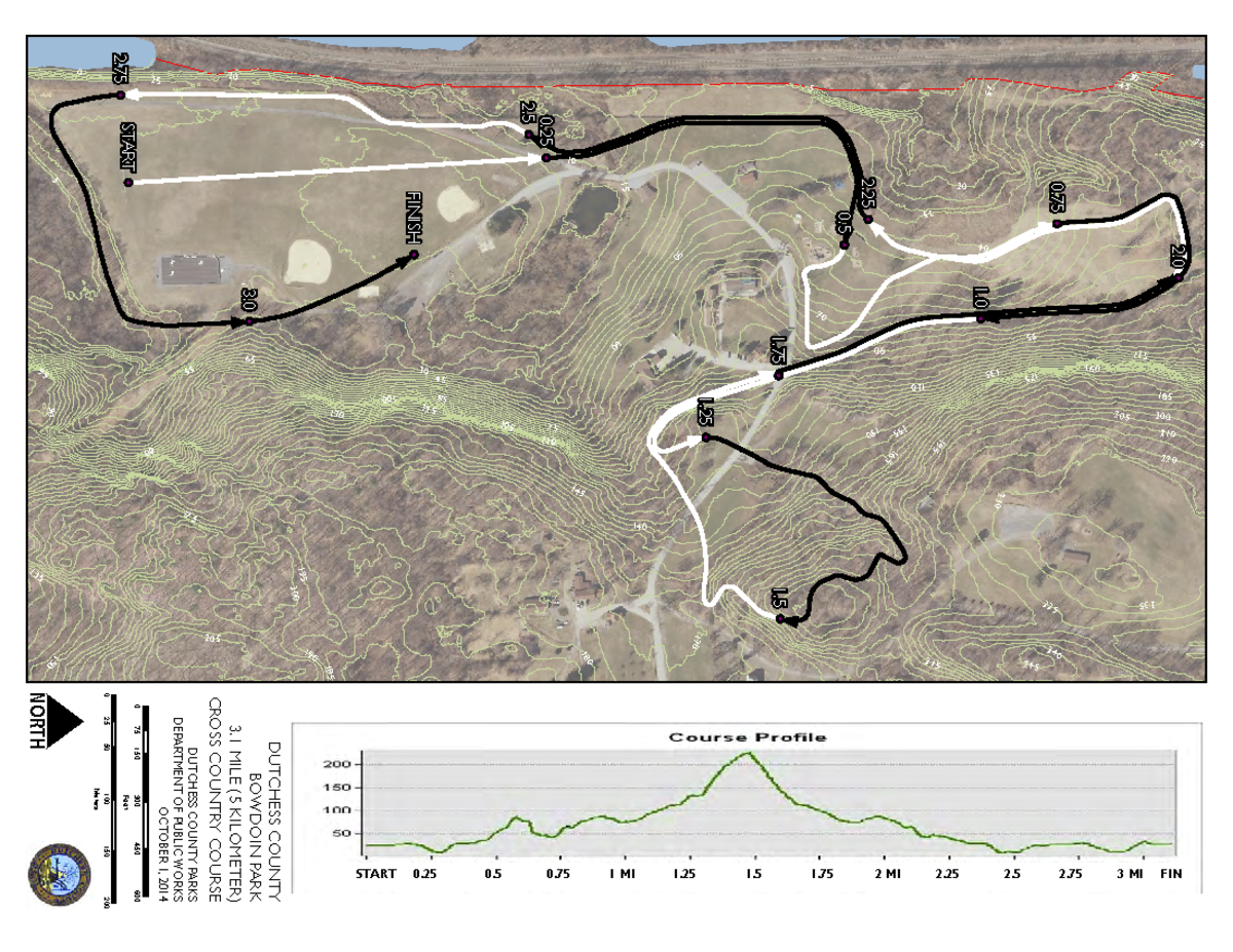 Bowdoin Park XC Course Map - 5K Overview - Studocu