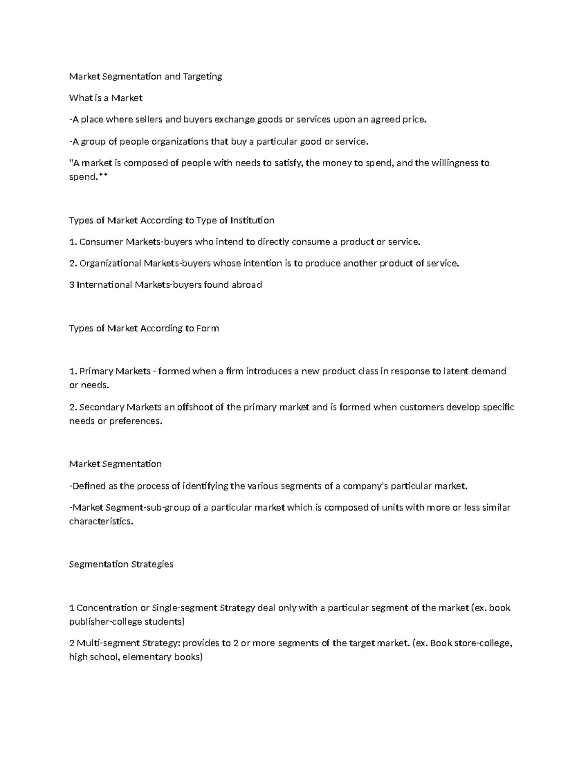 Market Segmentation and Targeting Strategies in Marketing Basics ...