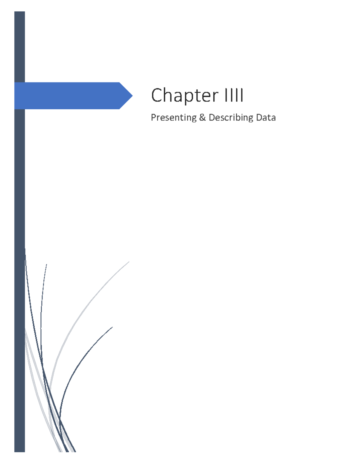 Chapter III: Presenting and Describing Data in Quantitative Methods ...